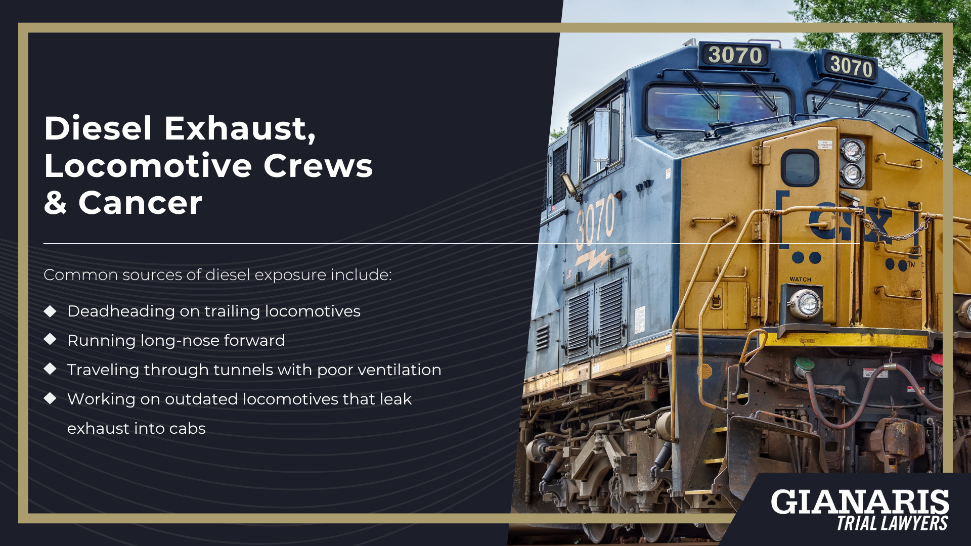 Diesel Exhaust, Locomotive Crews & Cancer