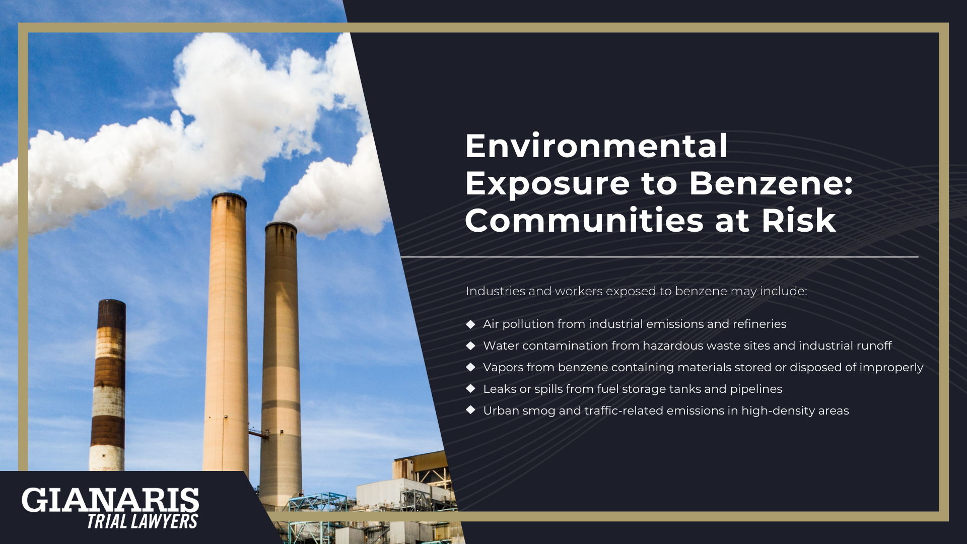 How are People Exposed to Benzene; Occupational Exposure_ Workers at Risk; Environmental Exposure to Benzene_ Communities at Risk