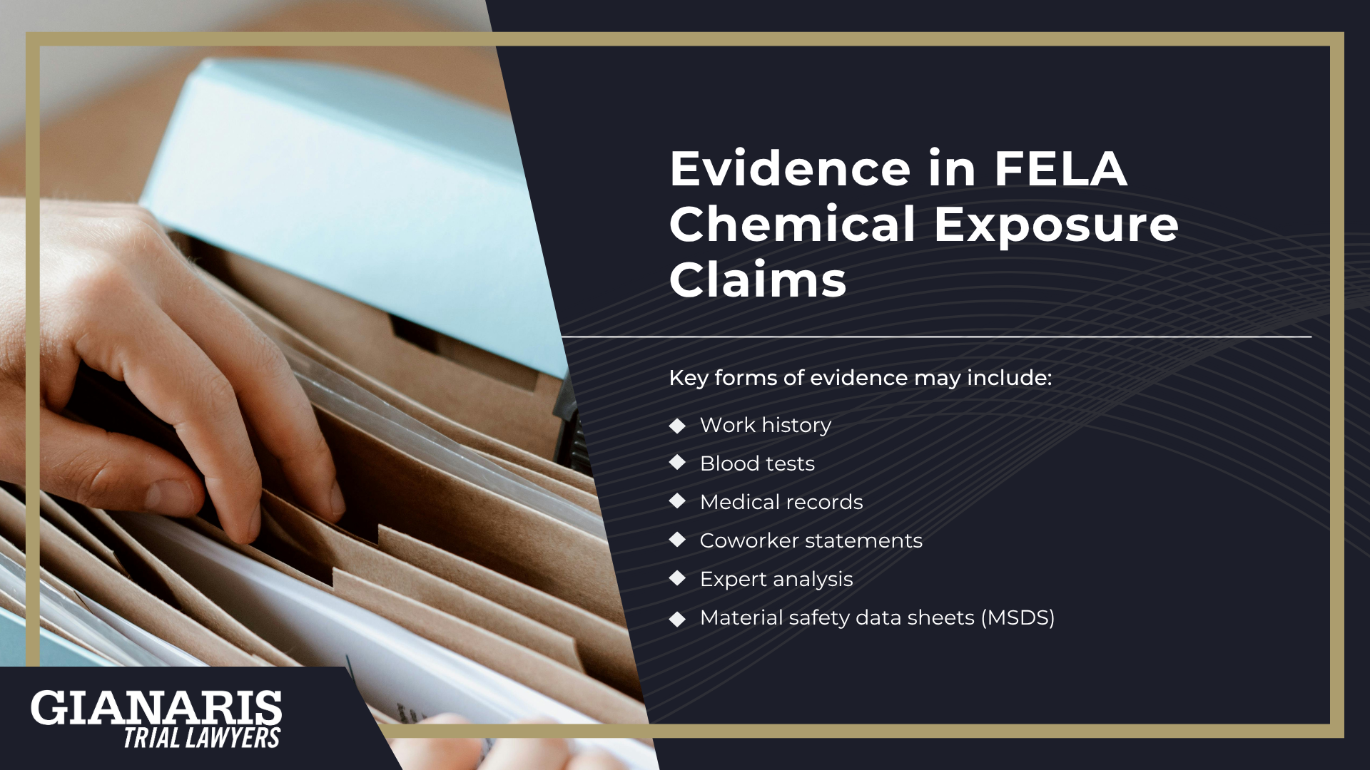 Types of Chemical Exposure Dangers in the Railroad Industry; Types of Cancer Linked to Railroad Toxic Exposure; How Exposed Railroad Workers Can Obtain Compensation for Their Illness; Evidence in FELA Chemical Exposure Claims