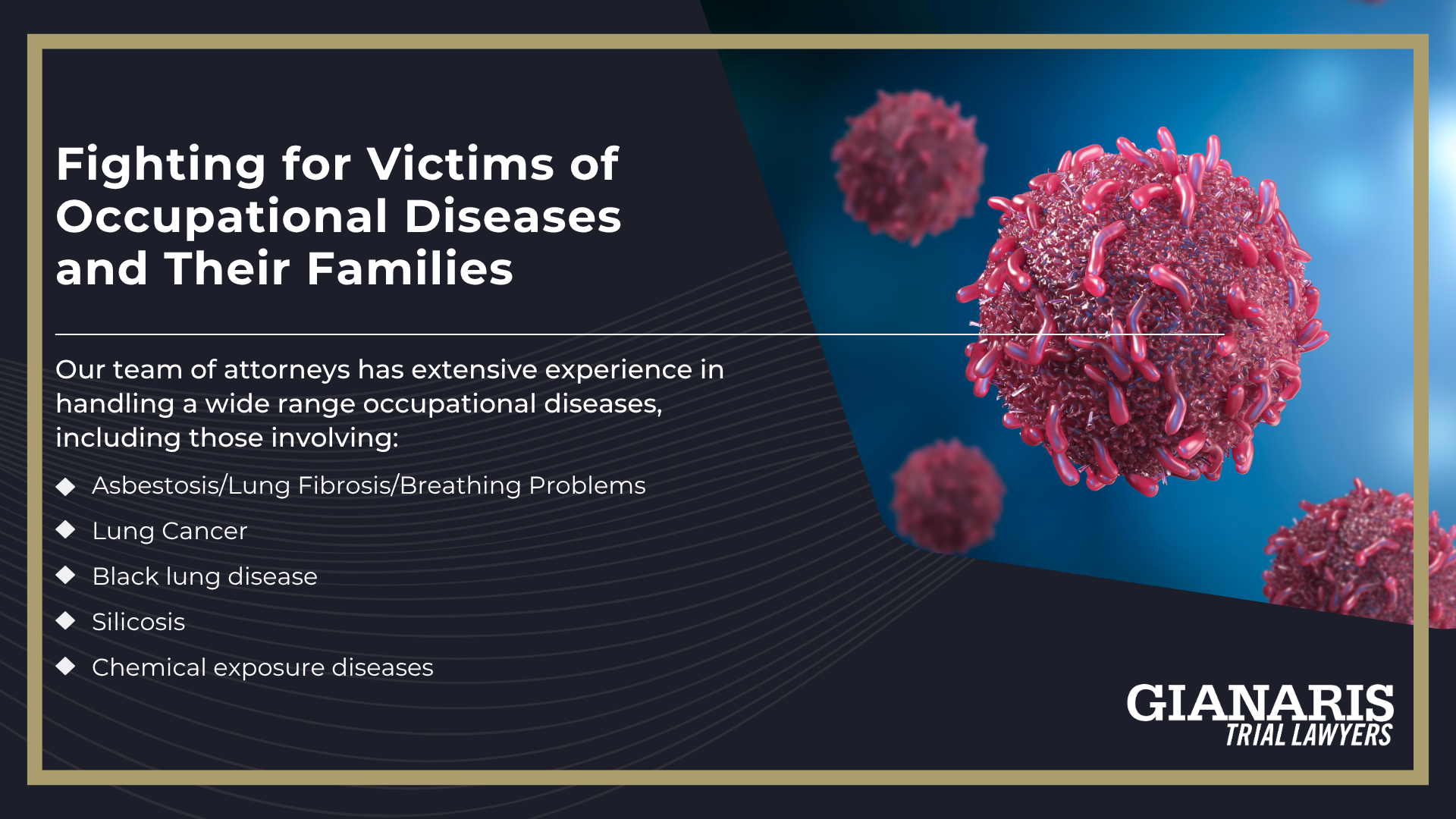 Fighting for Victims of Occupational Diseases and Their Families