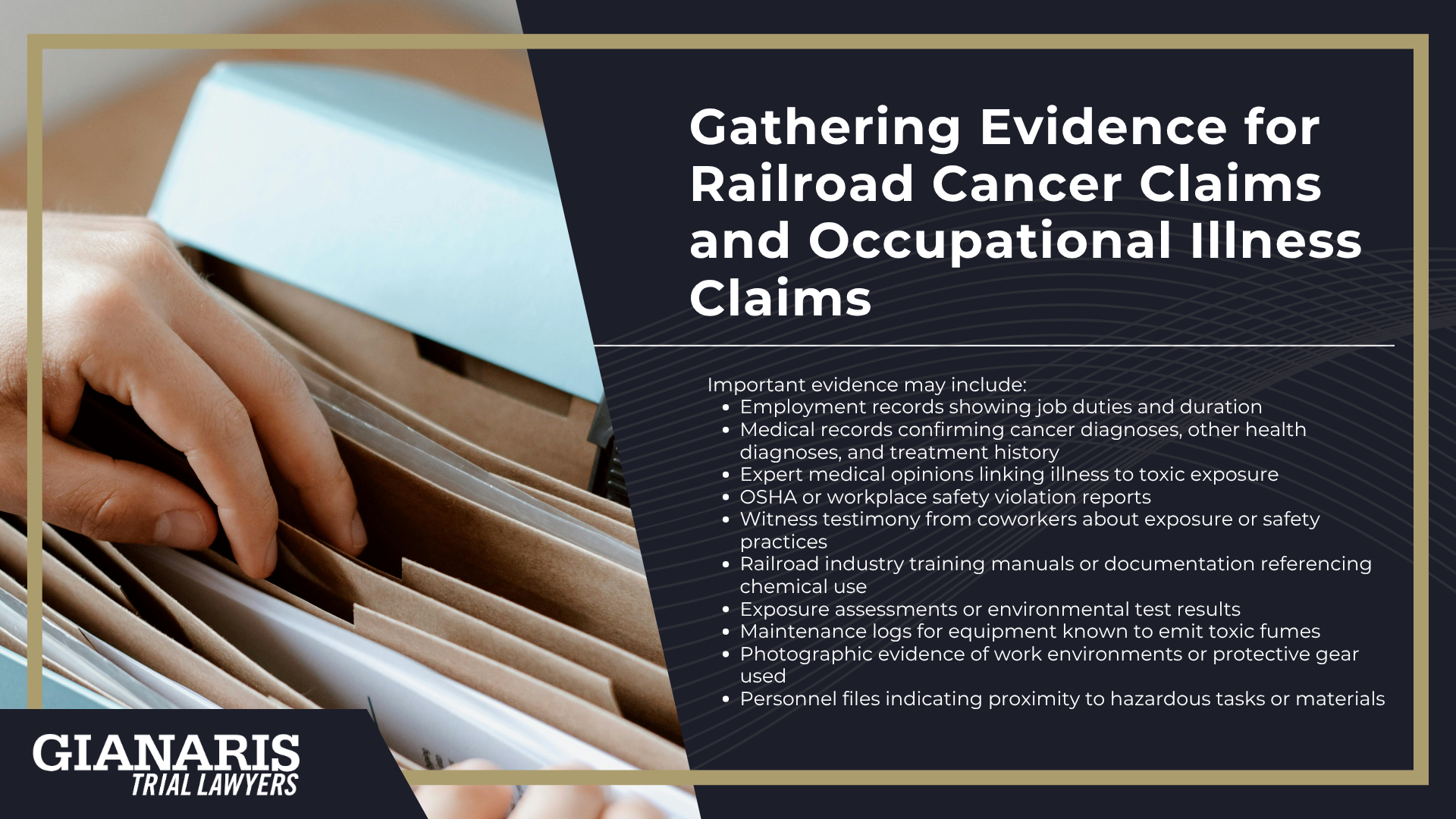 Railroad Jobs Linked to an Increased Risk of Toxic Encephalopathy; About Toxic Encephalopathy; Symptoms and Complications of Toxic Encephalopathy; The Different Types of Toxic Encephalopathy; Do You Qualify for a Railroad Toxic Encephalopathy Lawsuit; Gathering Evidence for Railroad Cancer Claims and Occupational Illness Claims