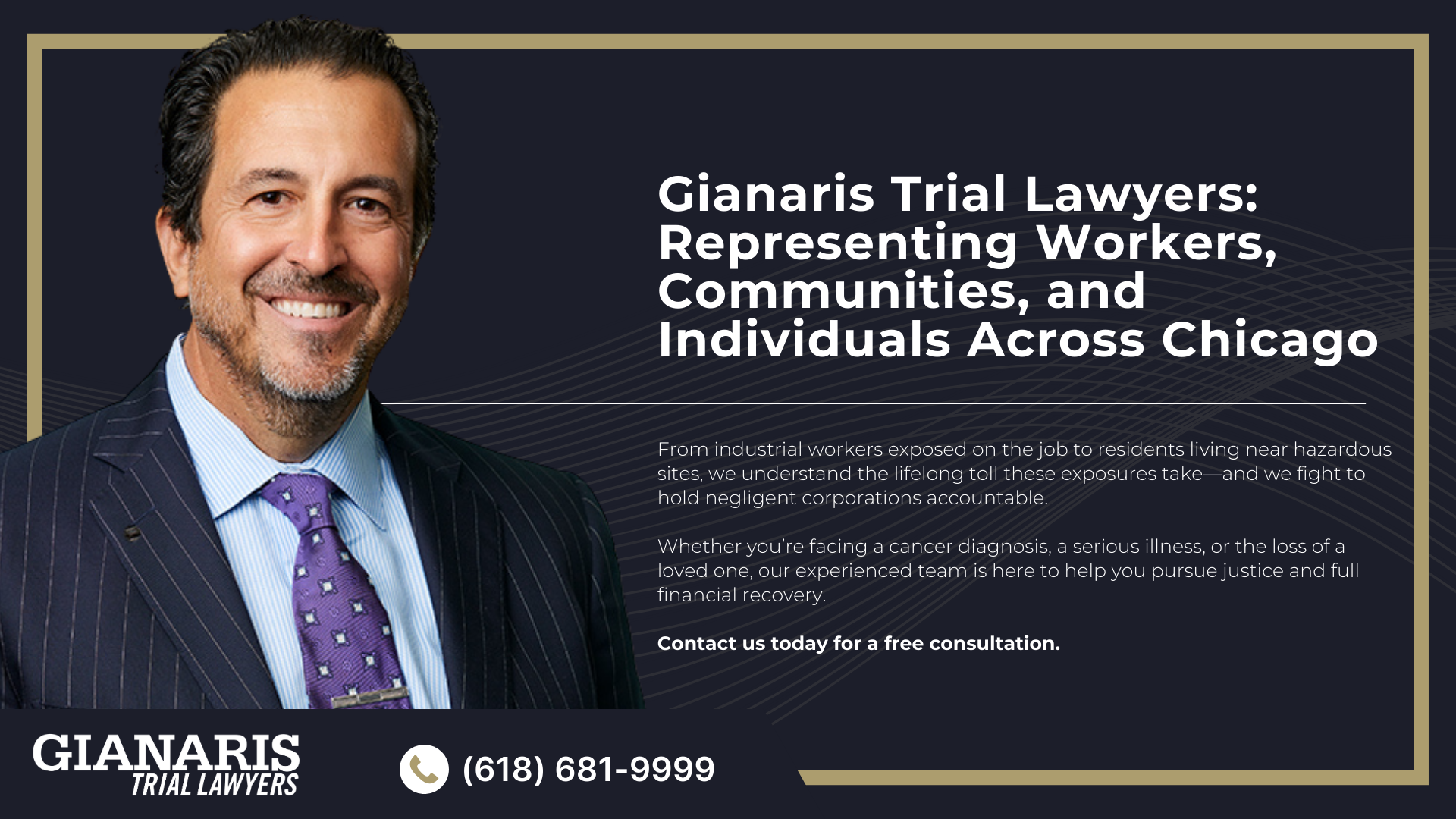 Meet Our Team of Experienced Collinsville Car Accident Lawyers; Types of Toxic Chemical Exposure Cases We Handle; Chicago Has a Long History of Toxic Chemical Exposure and Heavy Industry; Health Conditions Potentially Linked to Toxic Exposure in Chicago; The Legal Process for Chemical Exposure Lawsuits in Illinois; Gathering Evidence for a Chemical Exposure Lawsuit; Types of Damages in Chemical Exposure Cases; Do You Qualify for a Chemical Exposure Lawsuit; Gianaris Trial Lawyers_ Representing Workers, Communities, and Individuals Across Chicago