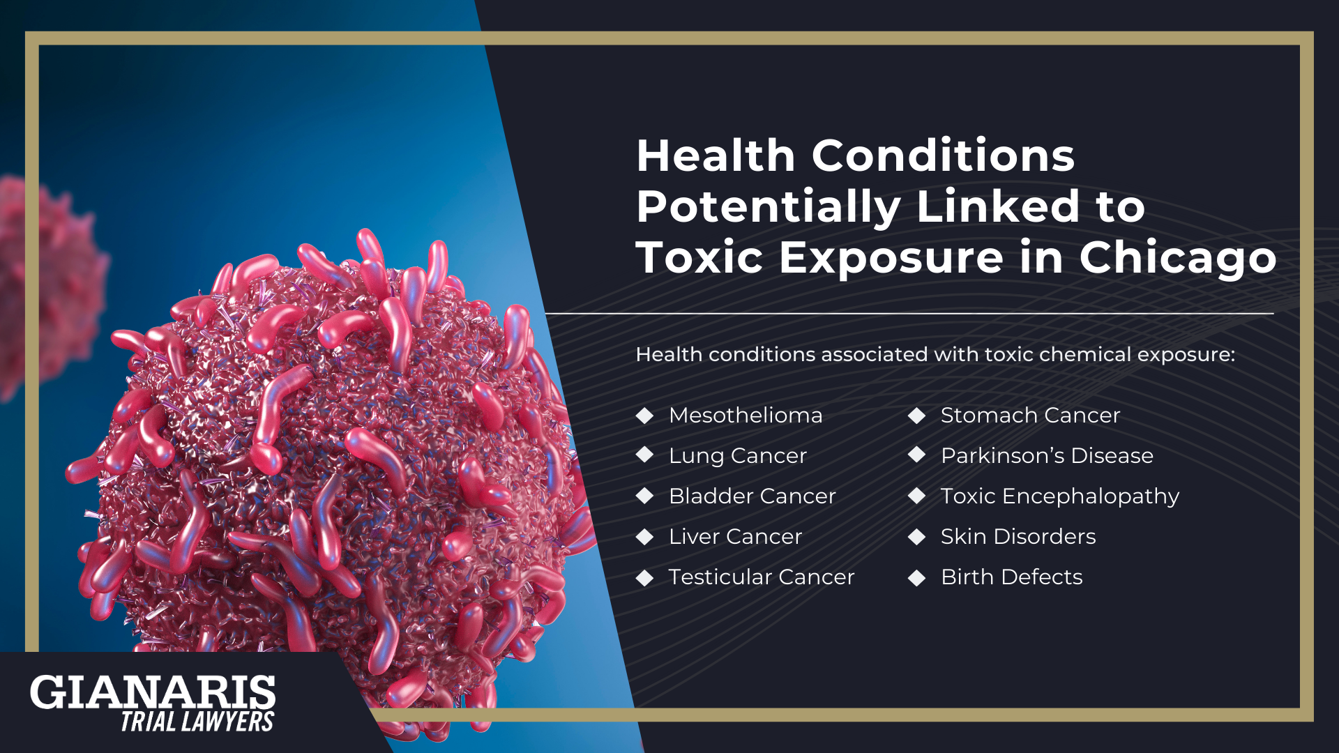 Meet Our Team of Experienced Collinsville Car Accident Lawyers; Types of Toxic Chemical Exposure Cases We Handle; Chicago Has a Long History of Toxic Chemical Exposure and Heavy Industry; Health Conditions Potentially Linked to Toxic Exposure in Chicago