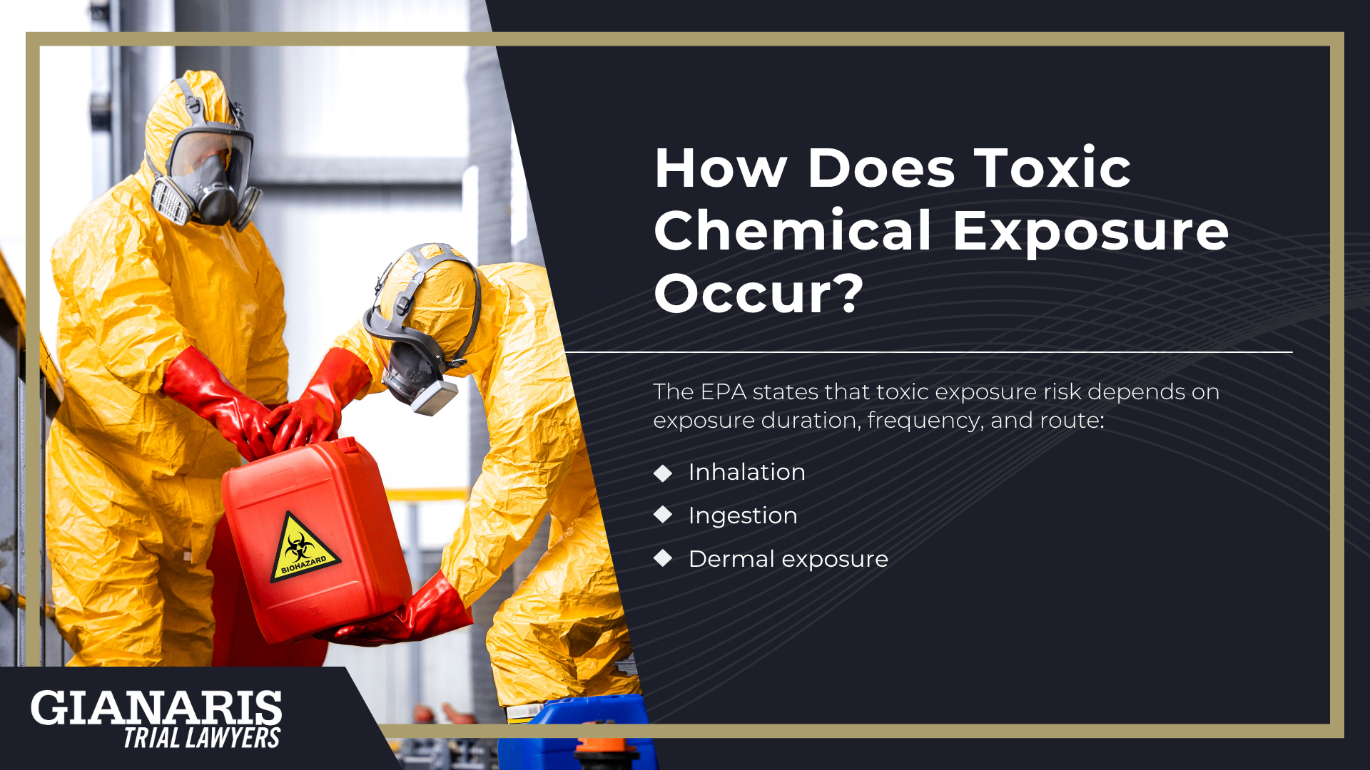 How Does Toxic Chemical Exposure Occur
