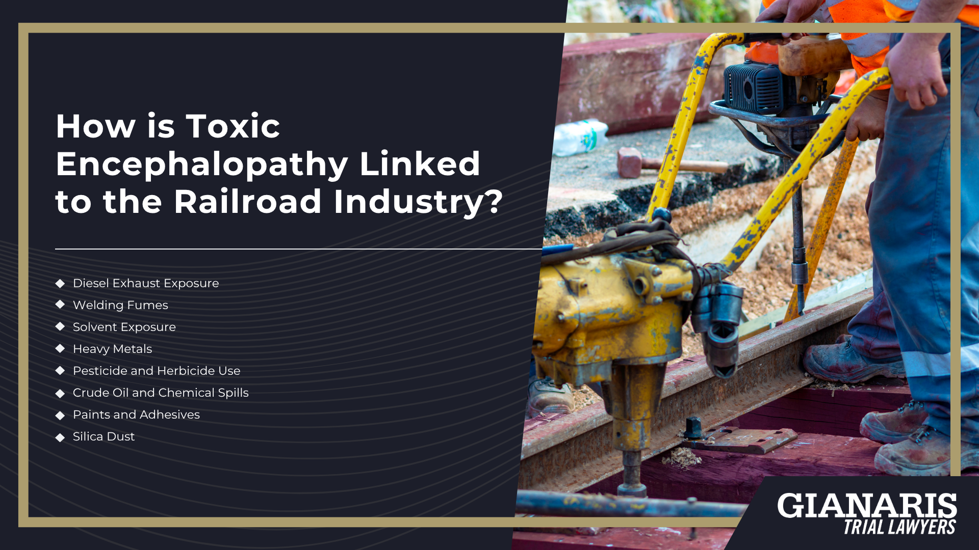 How is Toxic Encephalopathy Linked to the Railroad Industry