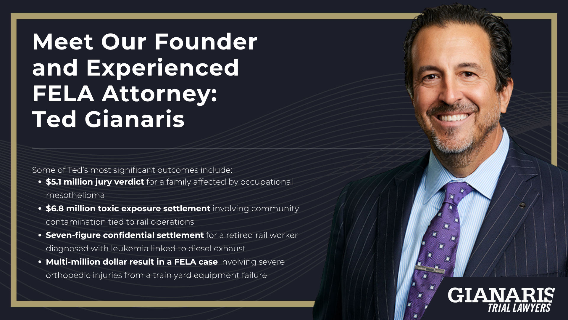 Meet Our Founder and Experienced FELA Attorney_ Ted Gianaris