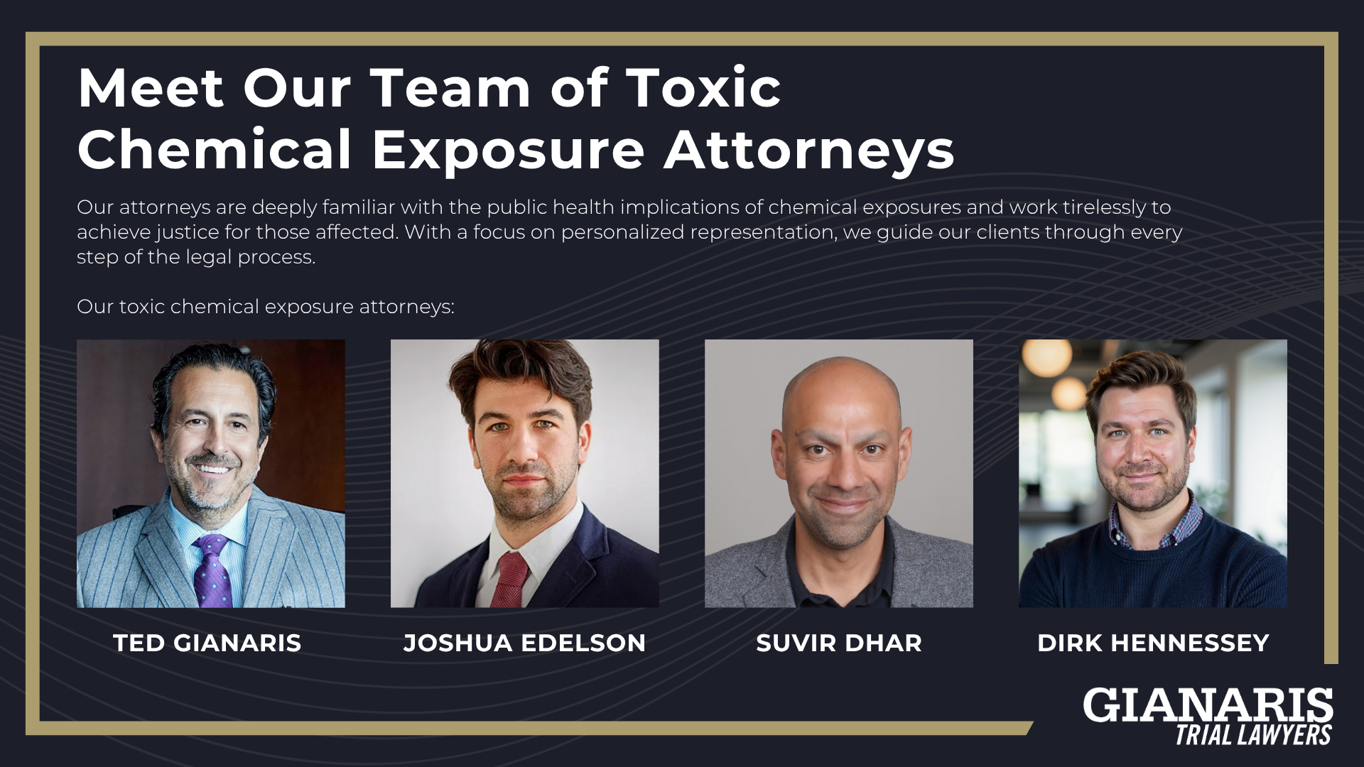 Meet Our Team of Toxic Chemical Exposure Attorneys