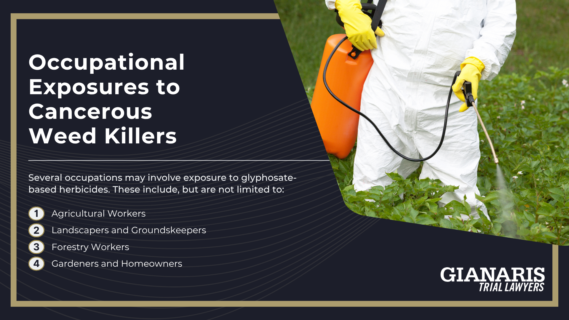 Occupational Exposures to Cancerous Weed Killers