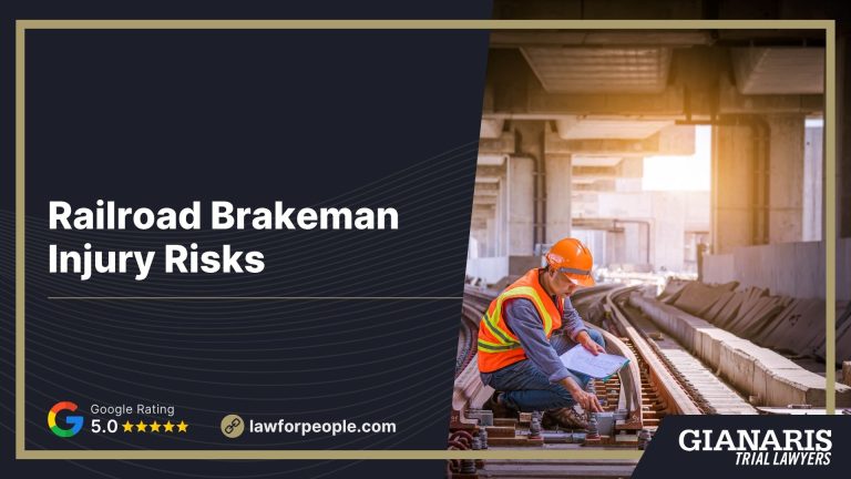Railroad Brakeman Injury Risks; Physical Injury and Chemical Exposure Risks Faced by Railroad Brakemen; Physical Injury Risks for Railroad Brakemen; Chemical Exposure Risks for Railroad Brakemen; How Do FELA Claims Allow Injured Railroad Workers to Seek Fair Compensation; Gathering Evidence for a FELA Claim; Damages in FELA Lawsuits; Gianaris Trial Lawyers_ Representing Injured Railroad Workers
