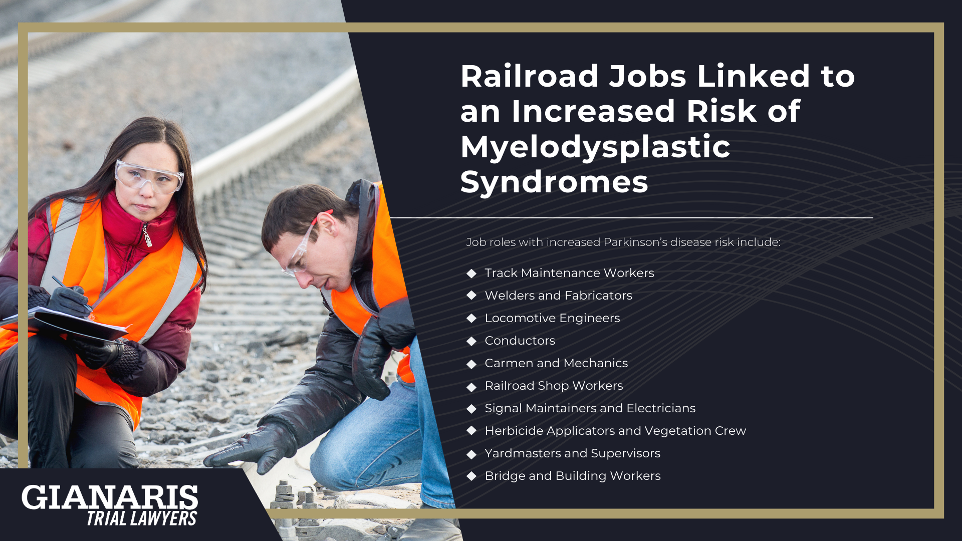 How is Parkinson's Disease Linked to the Railroad Industry; Railroad Workers Who Suffer from an Increased Risk of Parkinson’s Disease