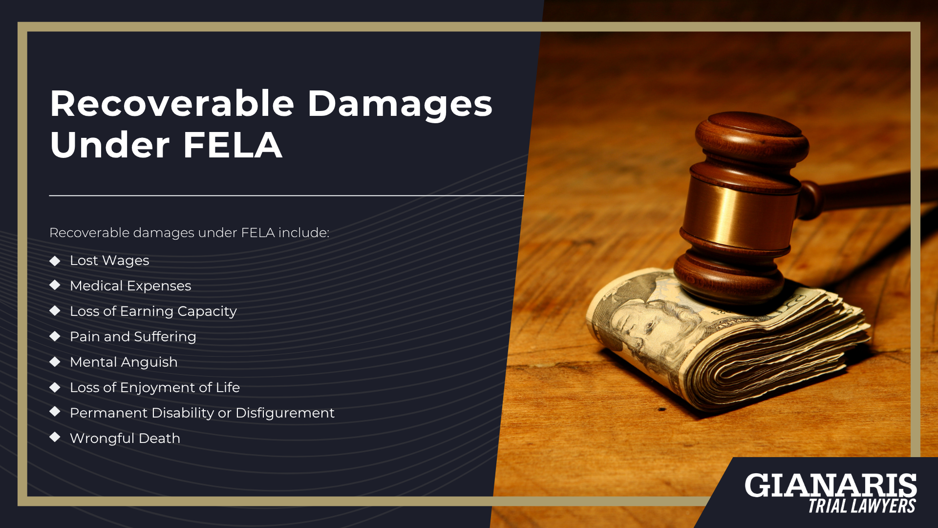 Ted Gianaris_ Experienced FELA Lawyer Based in the St. Louis Area; How Much Does it Cost to Hire a FELA Lawyer from Gianaris Trial Lawyers; An Overview of the Federal Employers Liability Act (FELA); Types of Injures Commonly Claimed Under FELA (2); How Long Do You Have to File a FELA Claim; Why Should You Hire a FELA Attorney for Your Claim; Railroad Cancer Claims_ An Area of Our Expertise; The Legal Process for a FELA Lawsuit in Missouri; Gathering Evidence for a FELA Claim; Recoverable Damages Under FELA