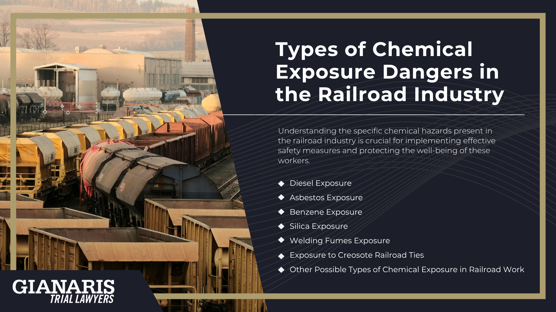 Types of Chemical Exposure Dangers in the Railroad Industry