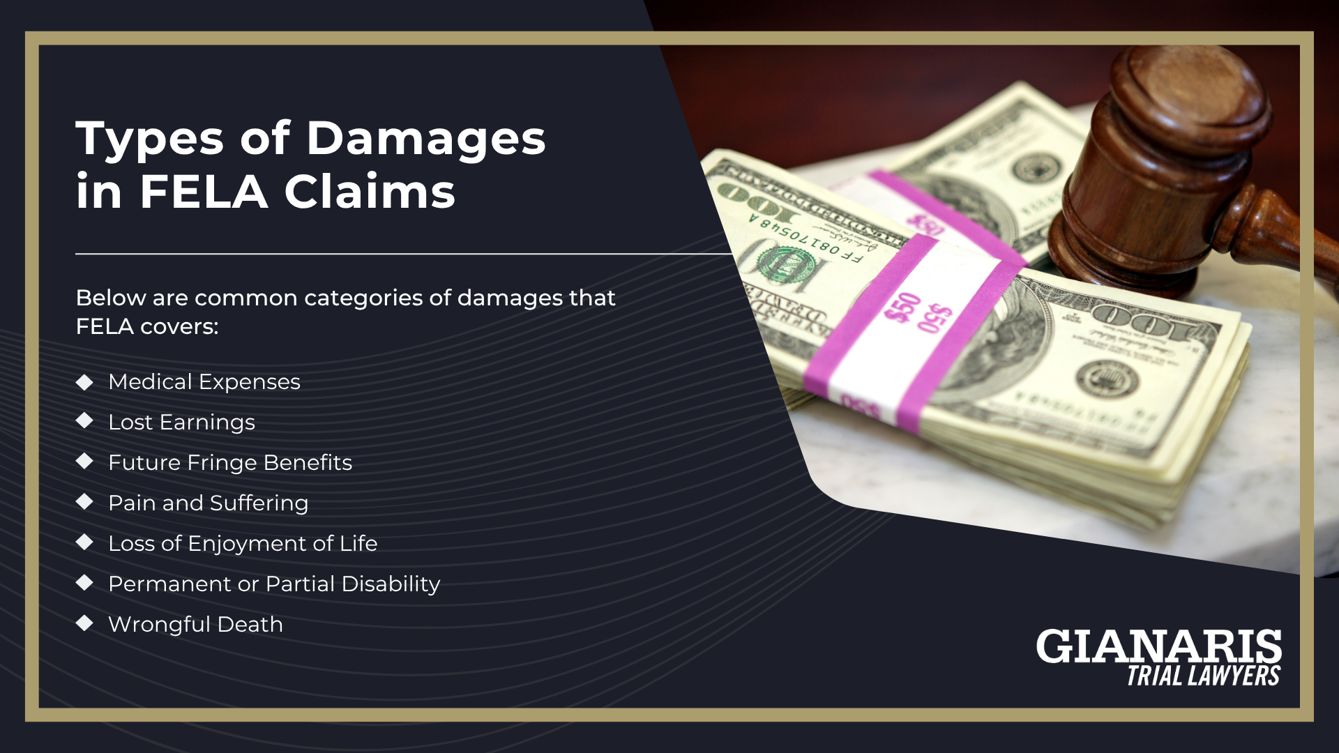 Injured Railroad Employees Can Seek Significant Compensation Under FELA; Types of Damages in FELA Claims