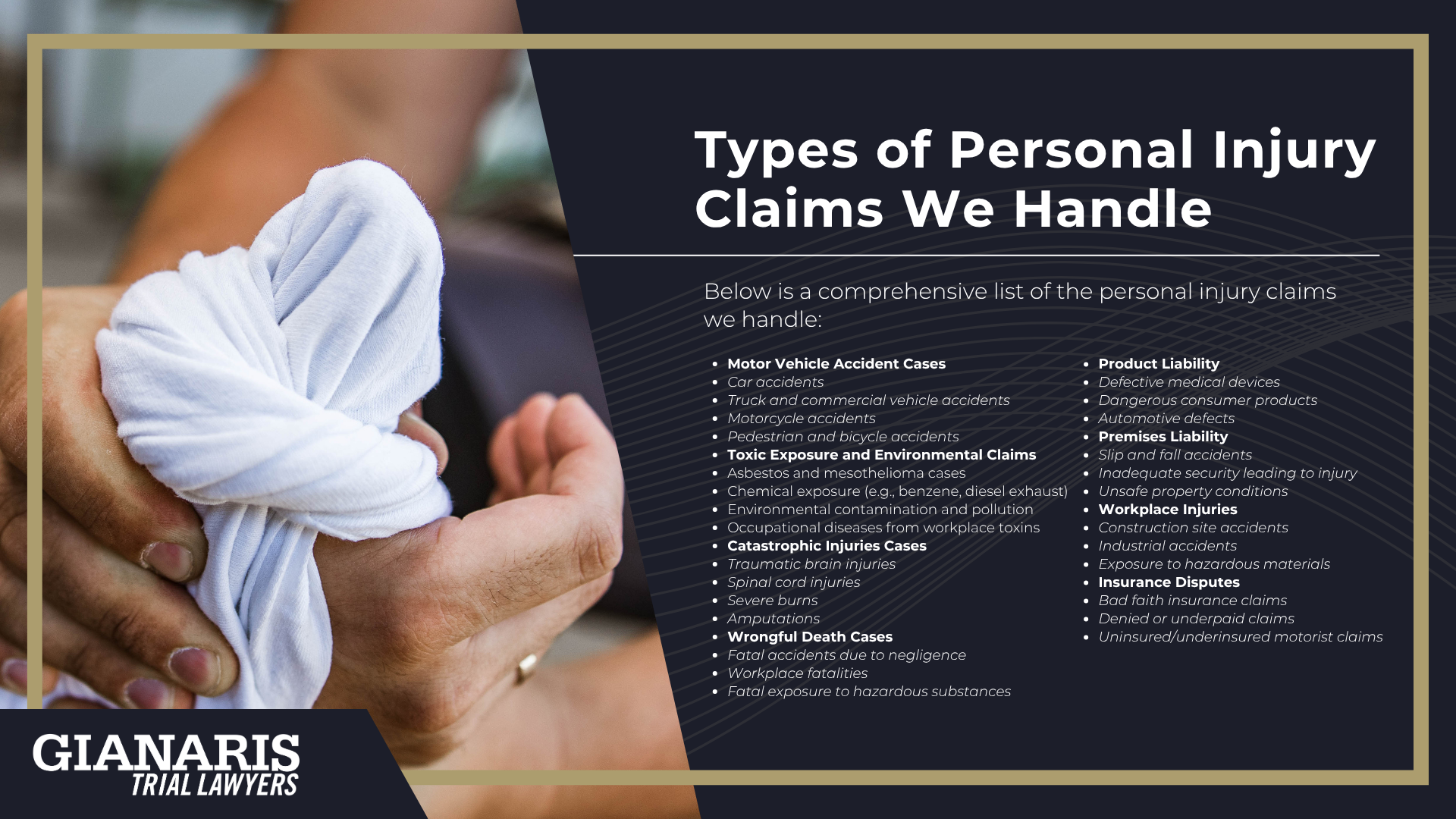 Meet Our Team of Collinsville Personal Injury Lawyers; Types of Personal Injury Claims We Handle