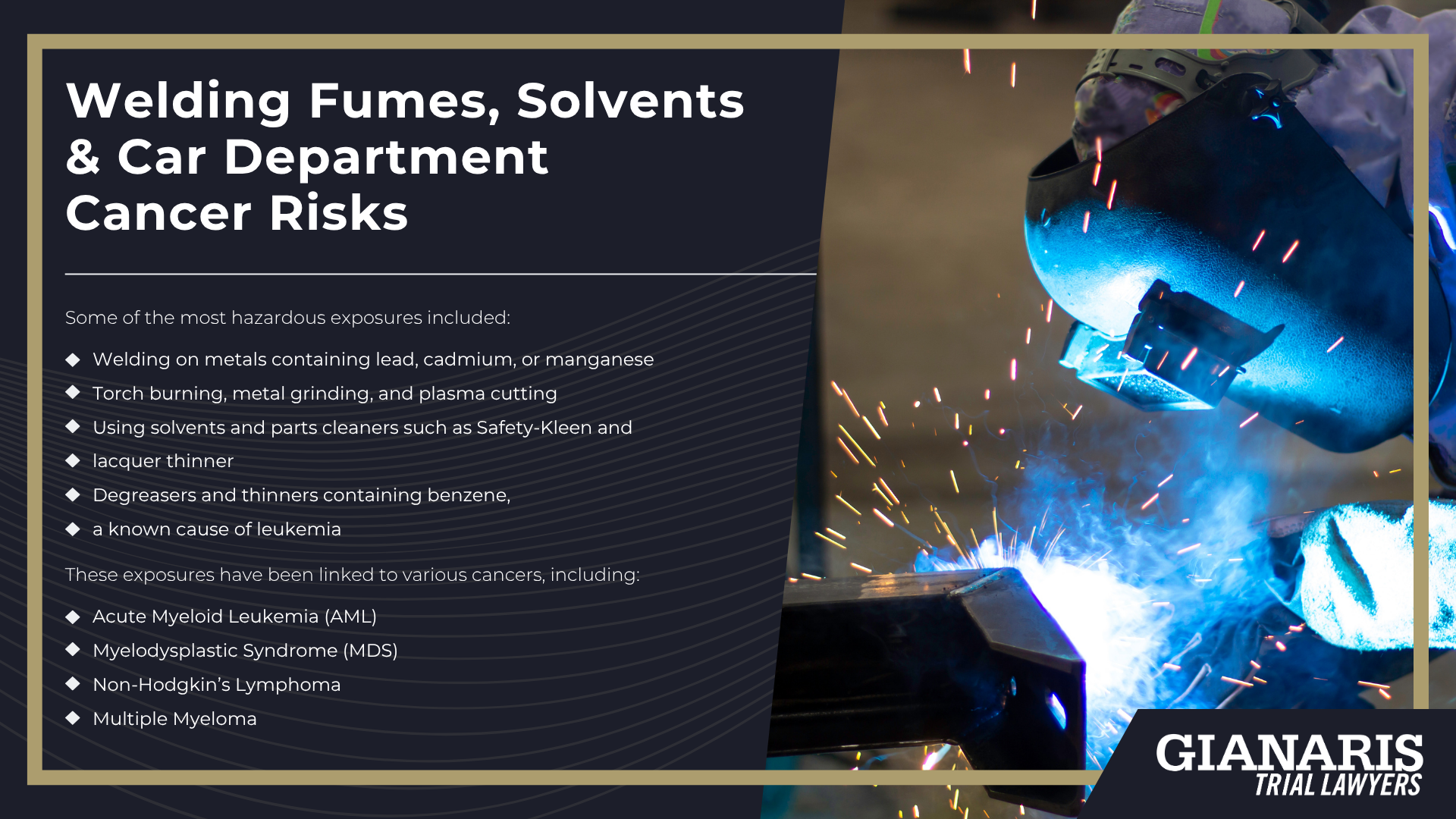 Diesel Exhaust, Locomotive Crews, Car Department & Track Workers; Diesel Exhaust & Cancer Risks; Asbestos Exposure in Locomotives, Car Shops & Track Work; Welding Fumes, Solvents & Car Department Cancer Risks