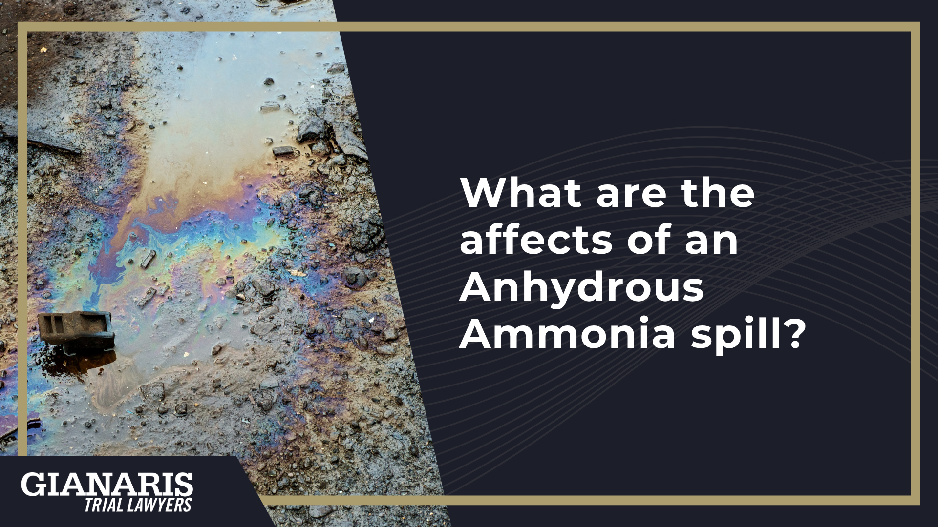 Who is affected by the Anhydrous Ammonia spill in Teutopolis, Illinois; What are the affects of an Anhydrous Ammonia spill