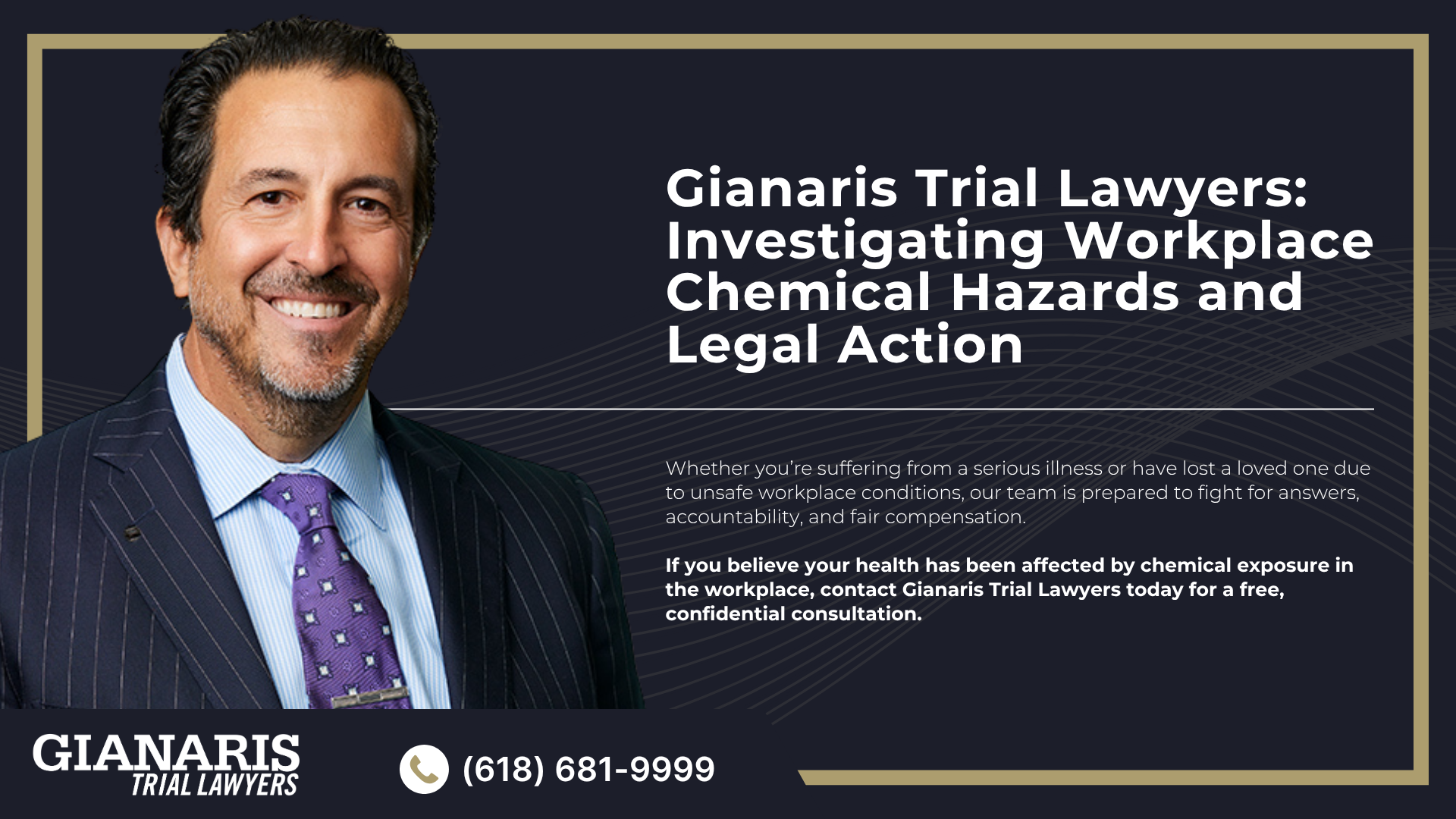 Types of Workplace Chemical Hazards & How Exposure Occurs; When Workers Can Sue their Employer for Chemical Exposures; Legal Options for Workers Exposed to Hazardous Chemicals; Grounds for Filing a Workplace Chemical Exposure Lawsuit; Do You Qualify for a Workplace Chemical Exposure Lawsuit; Gathering Evidence for a Workplace Chemical Exposure Lawsuit; Possible Damages in Workplace Toxic Exposure Lawsuits; Types of Workplace Chemical Exposure Cases We Have Investigated and Pursued; Gianaris Trial Lawyers_ Investigating Workplace Chemical Hazards and Legal Action