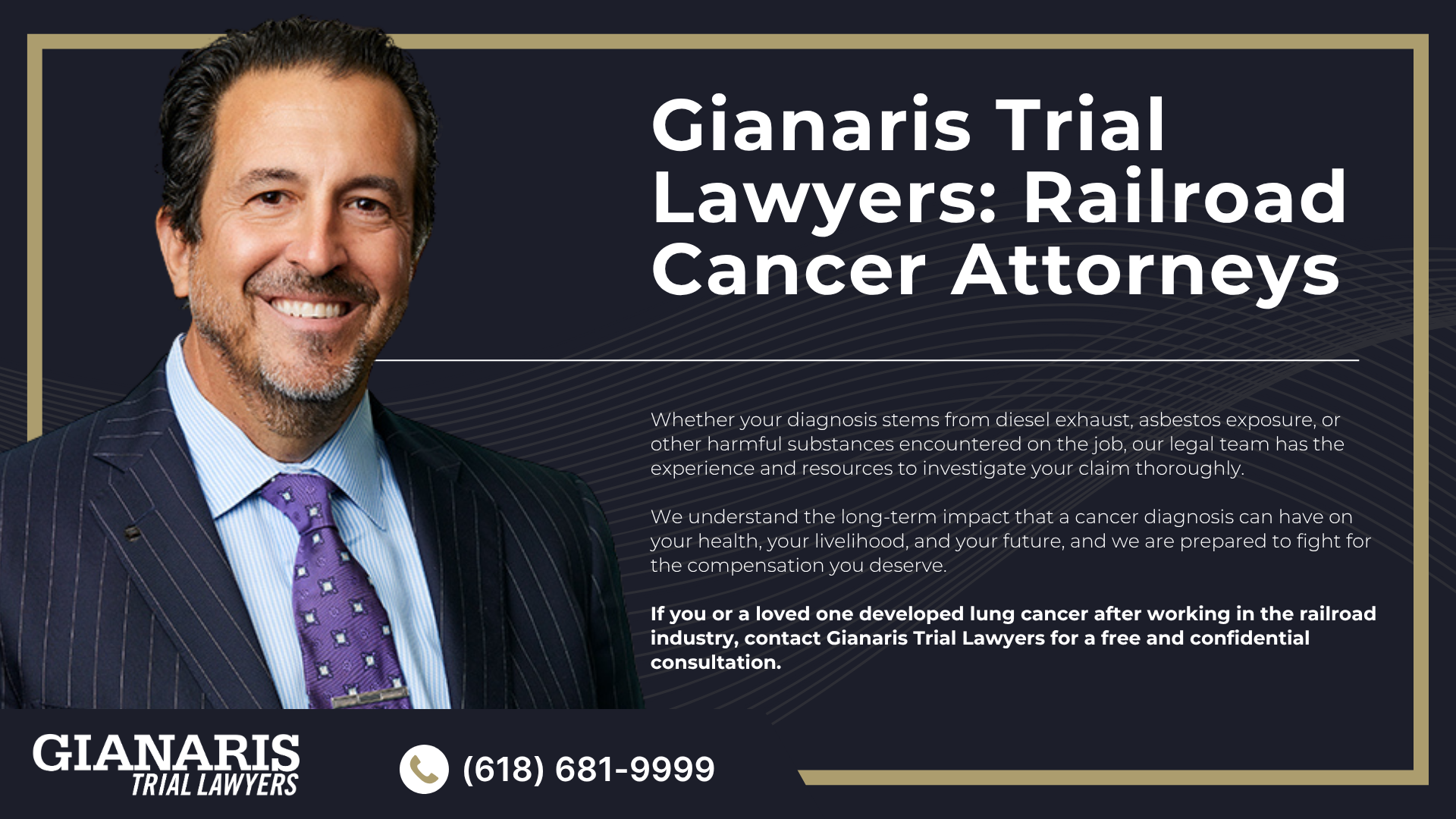 How is Lung Cancer Linked to the Railroad Industry; Railroad Jobs Linked to an Increased Risk of Lung Cancer; About Lung Cancer; Lung Cancer Complications; Types of Lung Cancer and Their Relation to Railroad Work; Lung Cancer Treatment Options; Do You Qualify for a Railroad Workers Cancer Lawsuit; Gathering Evidence for a Railroad Lung Cancer Claim; Damages in Railroad Lung Cancer Lawsuits; Gianaris Trial Lawyers_ Railroad Cancer Attorneys