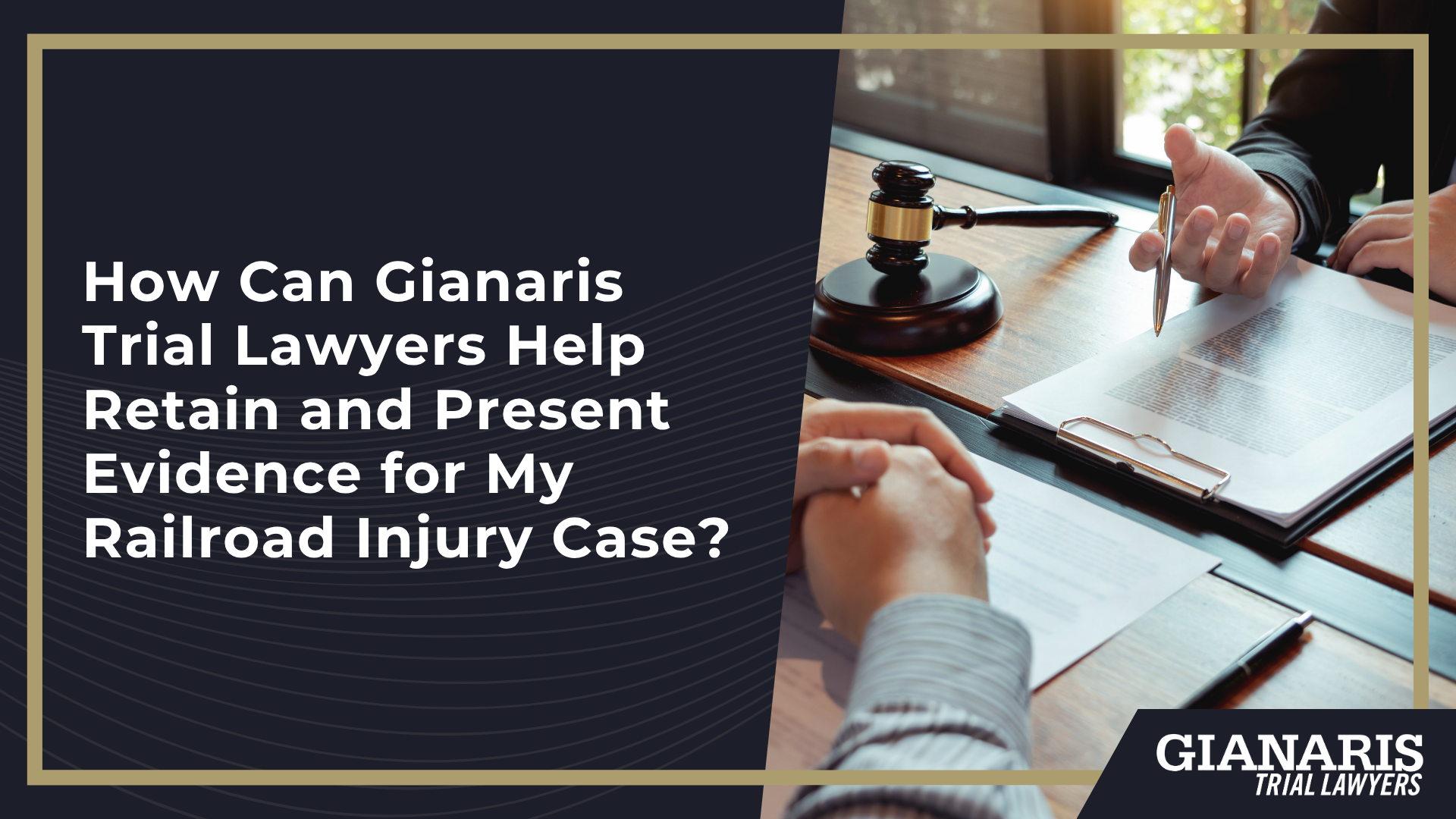 Types of Evidence for FELA Lawsuits_ A Comprehensive List; How Can Gianaris Trial Lawyers Help Retain and Present Evidence for My Railroad Injury Case