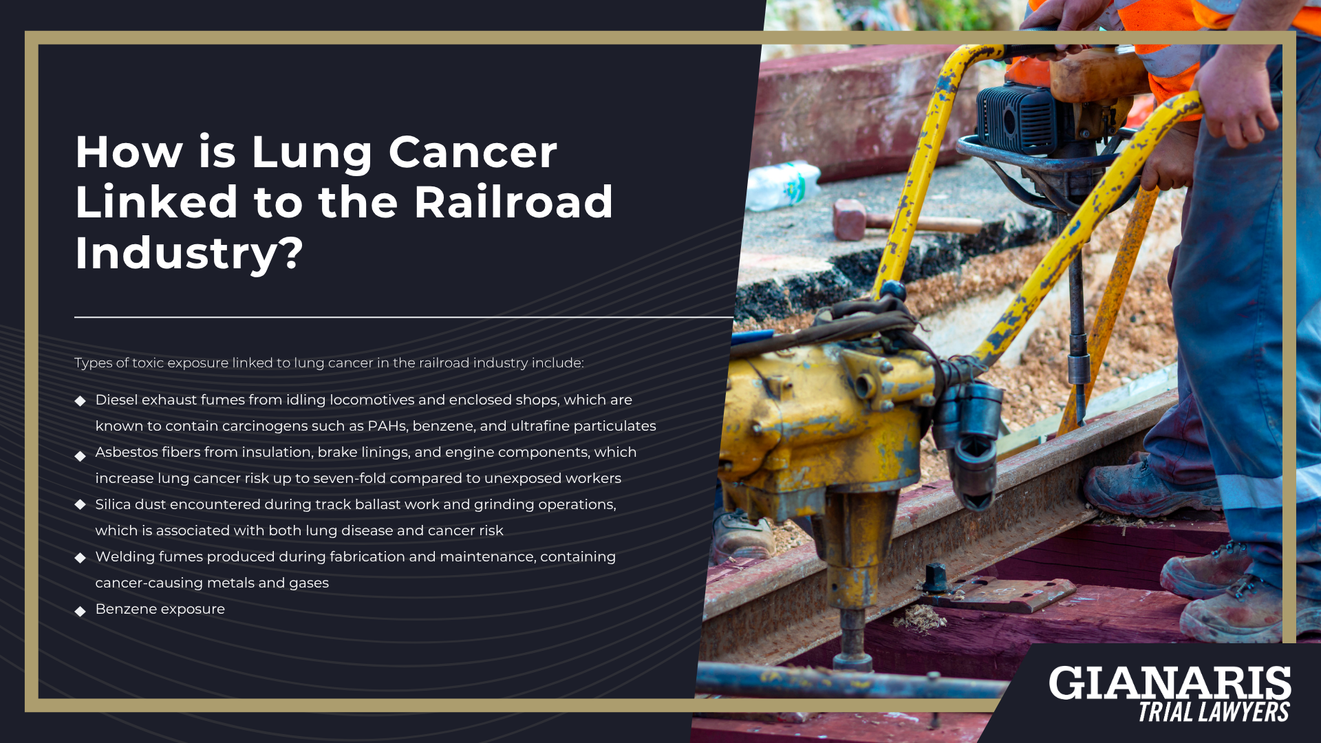 How is Lung Cancer Linked to the Railroad Industry