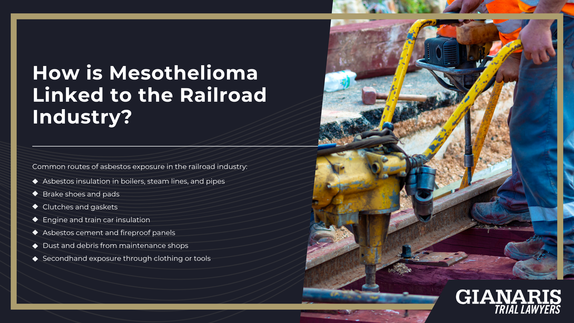 How is Mesothelioma Linked to the Railroad Industry