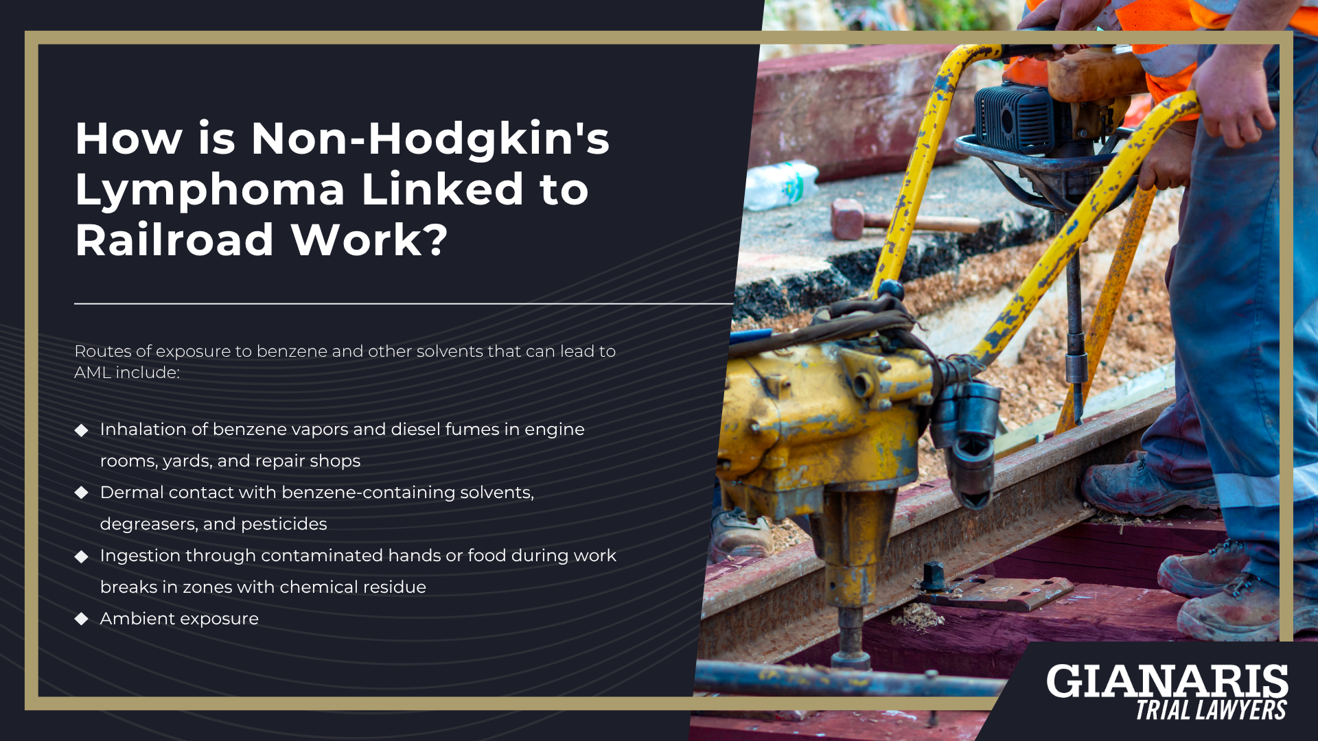 How is Non-Hodgkin's Lymphoma Linked to Railroad Work