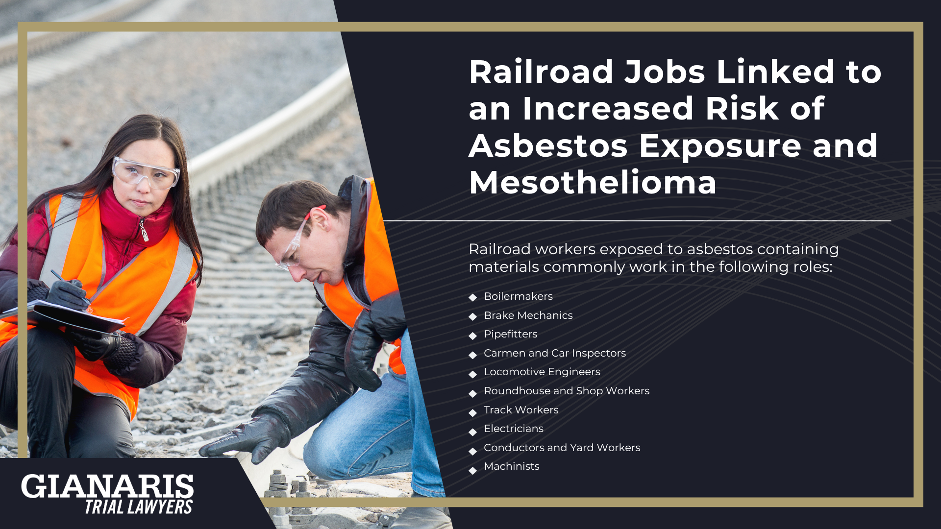 How is Mesothelioma Linked to the Railroad Industry; Railroad Jobs Linked to an Increased Risk of Asbestos Exposure and Mesothelioma