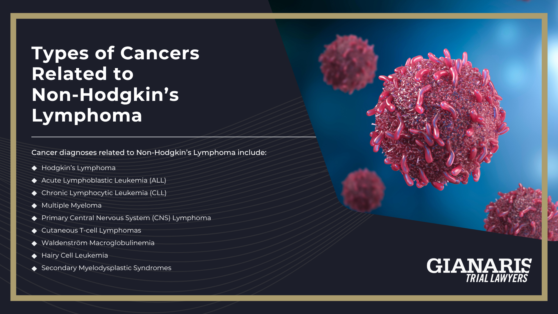 How is Non-Hodgkin's Lymphoma Linked to Railroad Work; Railroad Job Roles Linked to High Levels of Benzene Exposure & NHL Diagnoses; About Non-Hodgkin's Lymphoma; Sub-Types of Non-Hodgkin’s Lymphoma; Complications of Non-Hodgkin Lymphoma; Types of Cancers Related to Non-Hodgkin’s Lymphoma