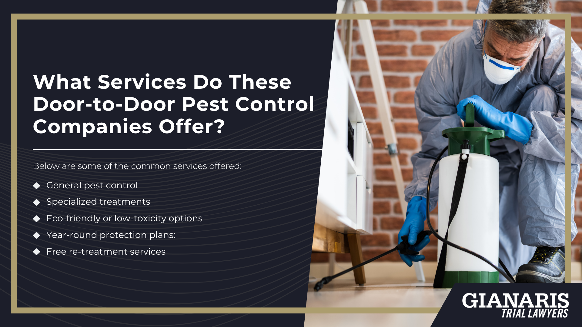 How Door-to-Door Pest Control Works (and What to Look Out For); What Services Do These Door-to-Door Pest Control Companies Offer