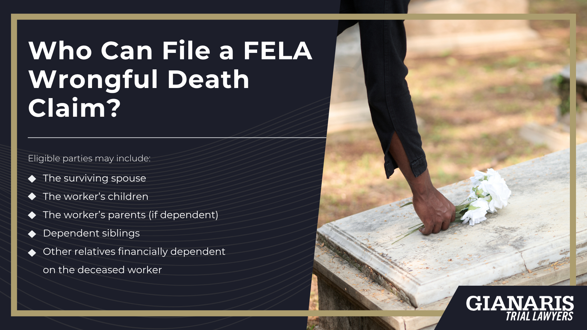 How the Federal Employers Liability Act (FELA) Handles Wrongful Death Claims; Who Can File a FELA Wrongful Death Claim