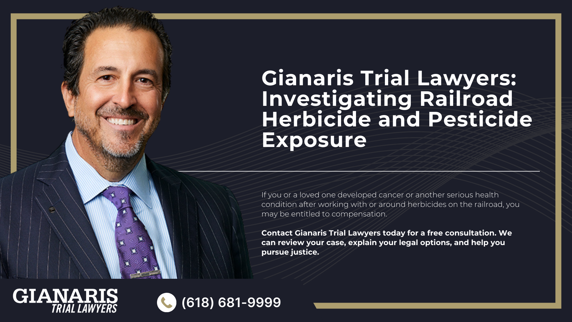How are Railroad Workers Exposed to Herbicides and Pesticides; Which Herbicides and Pesticides are Used in the Railroad Industry; Health Effects Linked to Railroad Herbicide and Pesticide Exposure; What Job Roles in the Railroad Industry are at Risk for Herbicide Exposure; Can You File a Lawsuit for Railroad Herbicide Exposure; Gathering Evidence for Herbicide Exposure Claims; Damages in Toxic Exposure Lawsuits; Gianaris Trial Lawyers_ Investigating Railroad Herbicide and Pesticide Exposure