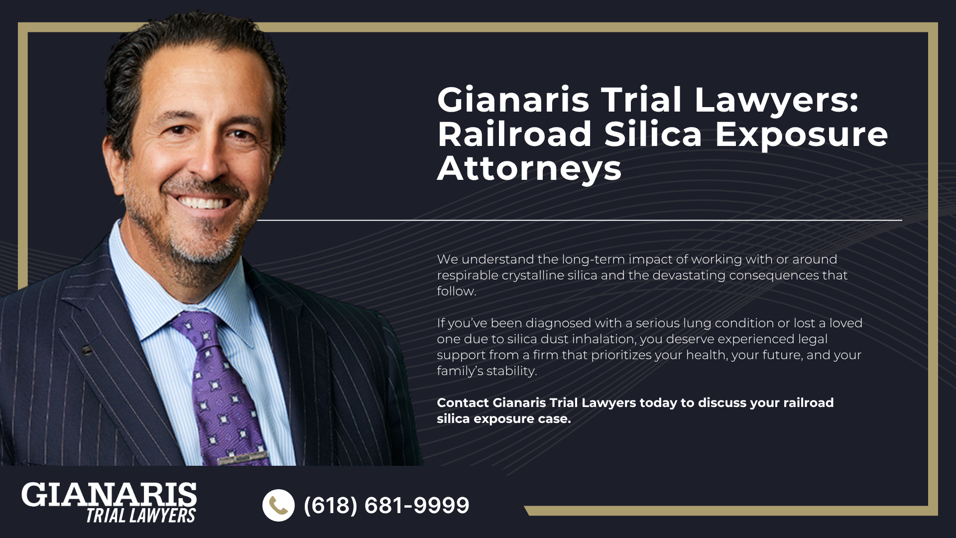 How are Railroad Workers Exposed to Silica Dust; Common Health Problems Linked to Silica Dust Exposure; Can I File a Lawsuit for Silica Dust Exposure in the Railroad Industry; What is the Average Railroad Silicosis Lawsuit Settlement; What is the Average Railroad Silicosis Lawsuit Settlement; Gathering Evidence for Railroad Silica Lawsuits; Damages in Railroad Silica Injury Lawsuits; Gianaris Trial Lawyers_ Railroad Silica Exposure Attorneys