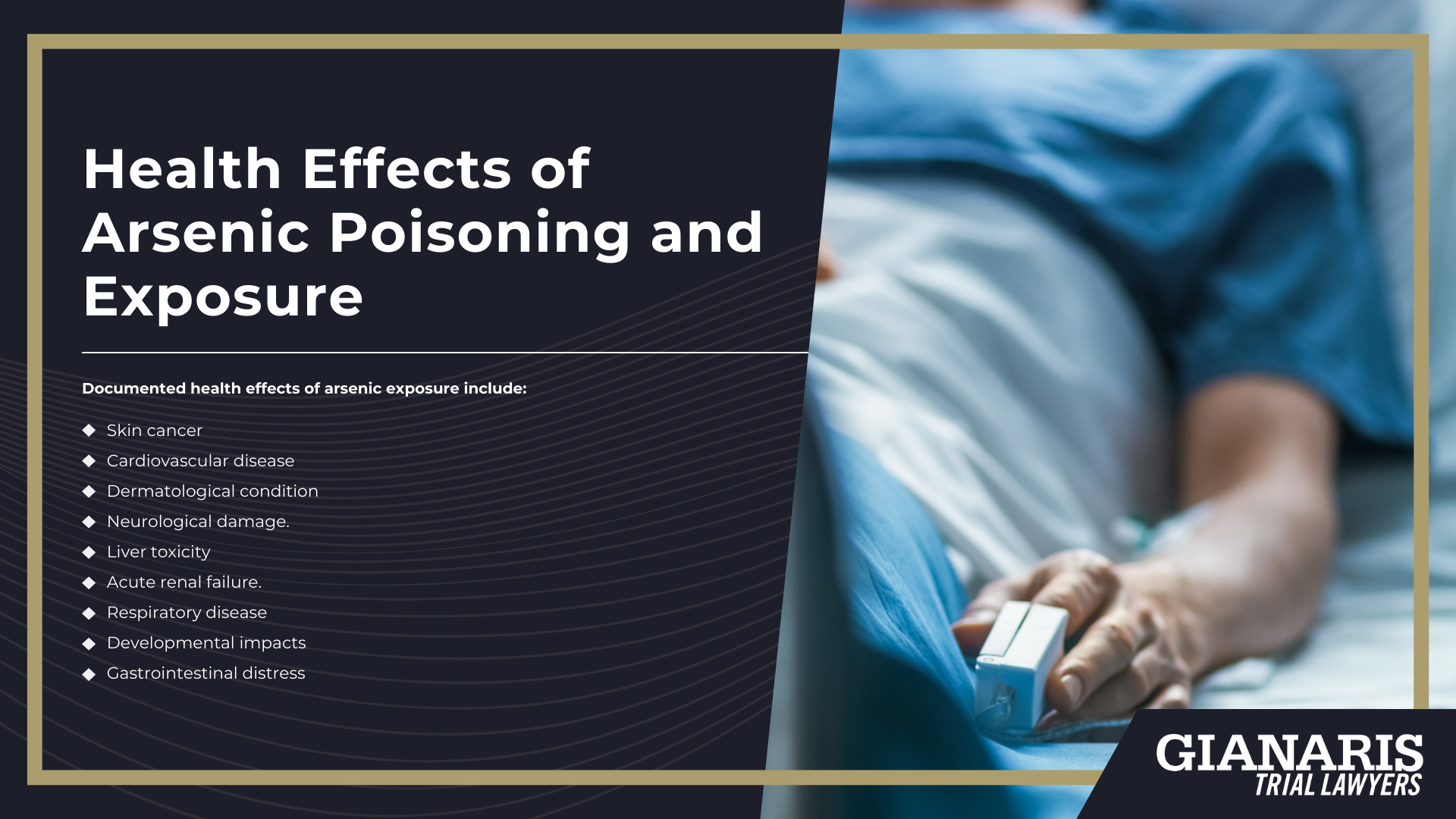 How are Railroad Workers Exposed to Arsenic; Health Effects of Arsenic Poisoning and Exposure