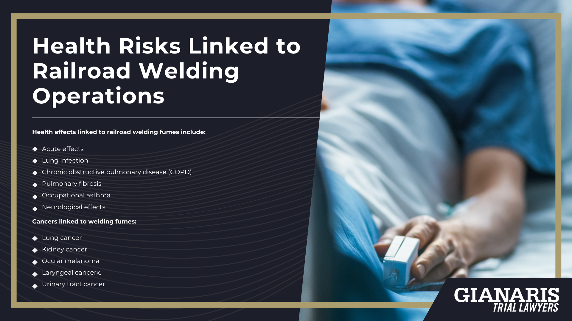 How are Railroad Workers Exposed to Welding Fumes; Health Risks Linked to Railroad Welding Operations