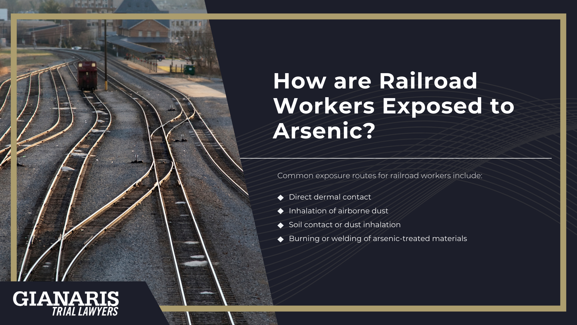 How are Railroad Workers Exposed to Arsenic