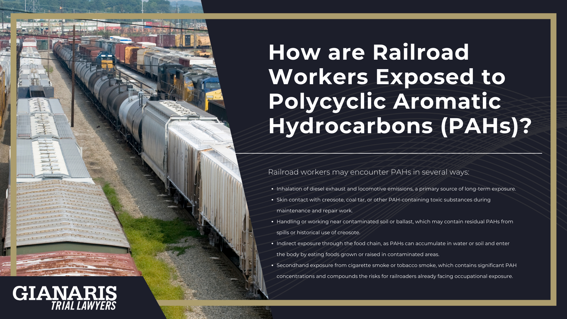 How are Railroad Workers Exposed to Polycyclic Aromatic Hydrocarbons (PAHs)