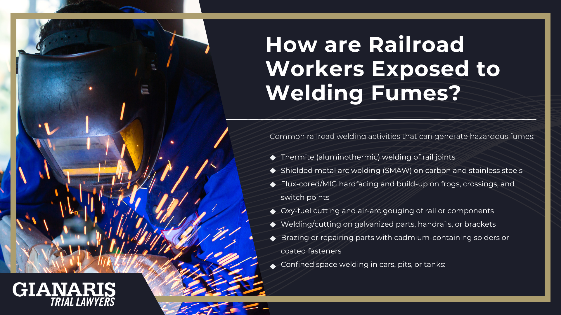 How are Railroad Workers Exposed to Welding Fumes