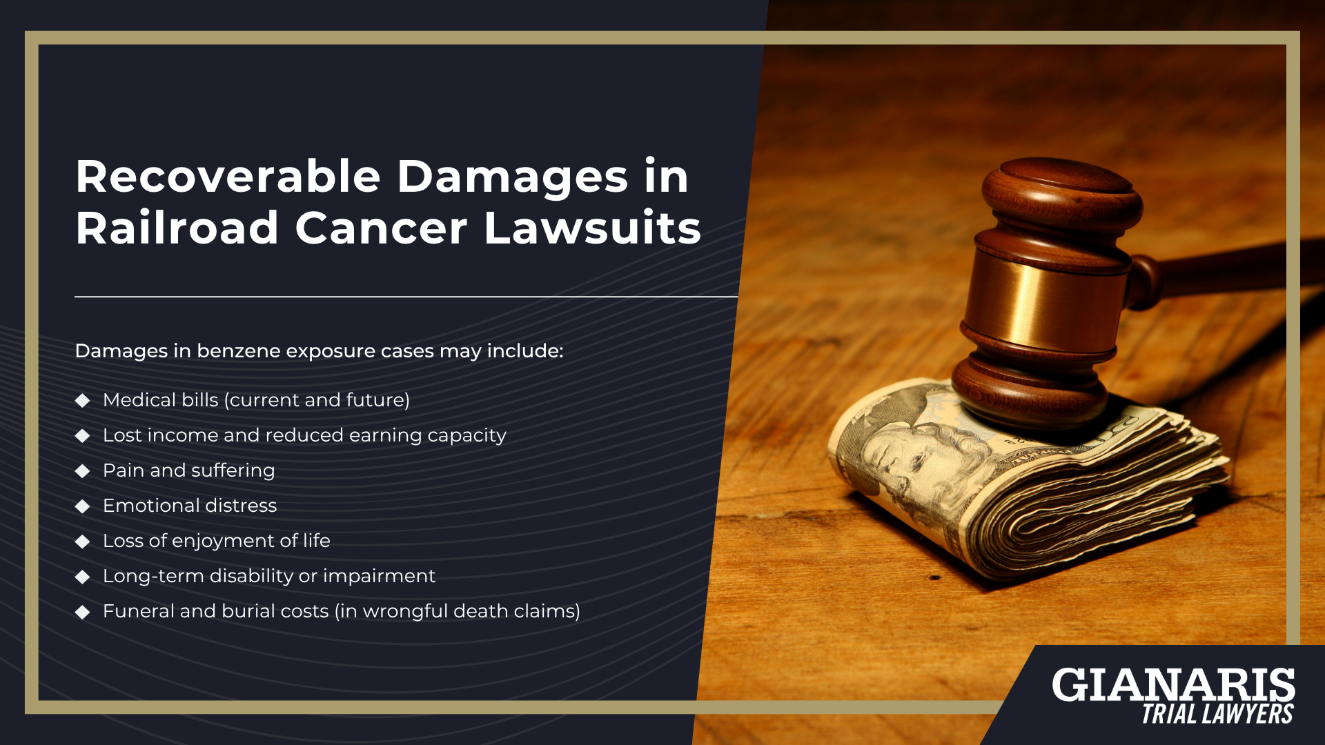 How are Railroad Workers Exposed to Benzene; Common Health Problems Linked to Benzene Exposure; Can I File a Lawsuit for Benzene Exposure in the Railroad Industry; What is the Average Benzene Settlement for Cancer or Other Related Health Conditions; Gathering Evidence for Benzene Litigation; Recoverable Damages in Railroad Cancer Lawsuits
