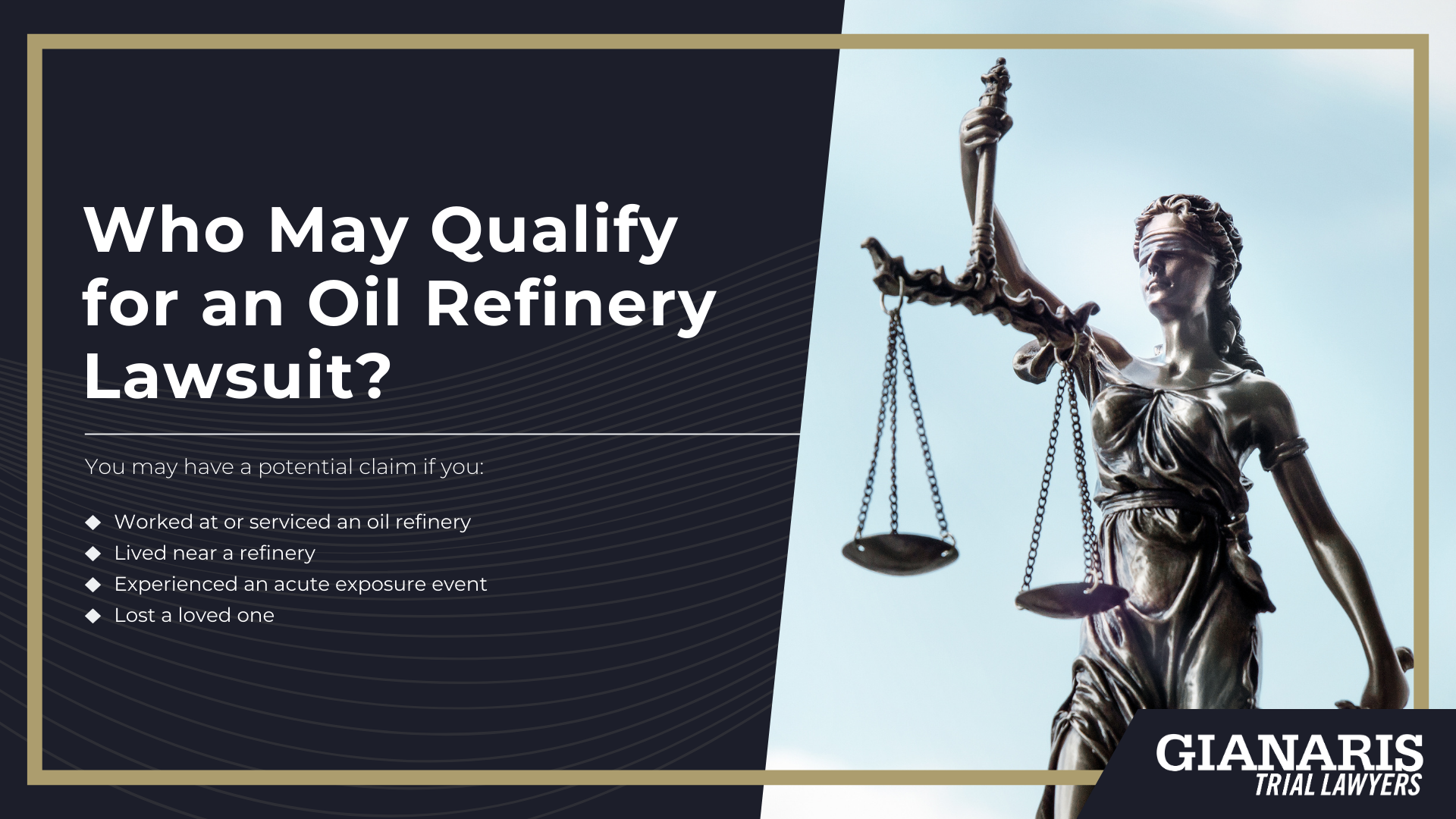 What Is an Oil Refinery; Types of Chemicals and Pollutants from Oil Refineries; Oil Refinery Processes that Drive Exposure; Health Effects Linked to Oil Refinery Exposures; Oil Refinery Exposure Pathways and Who’s at Risk; Types of Cancer Linked to Oil Refineries; Non‑Cancer Health Effects Linked to Oil Refineries; Regulating and Monitoring Oil Refineries; Who May Qualify for an Oil Refinery Lawsuit