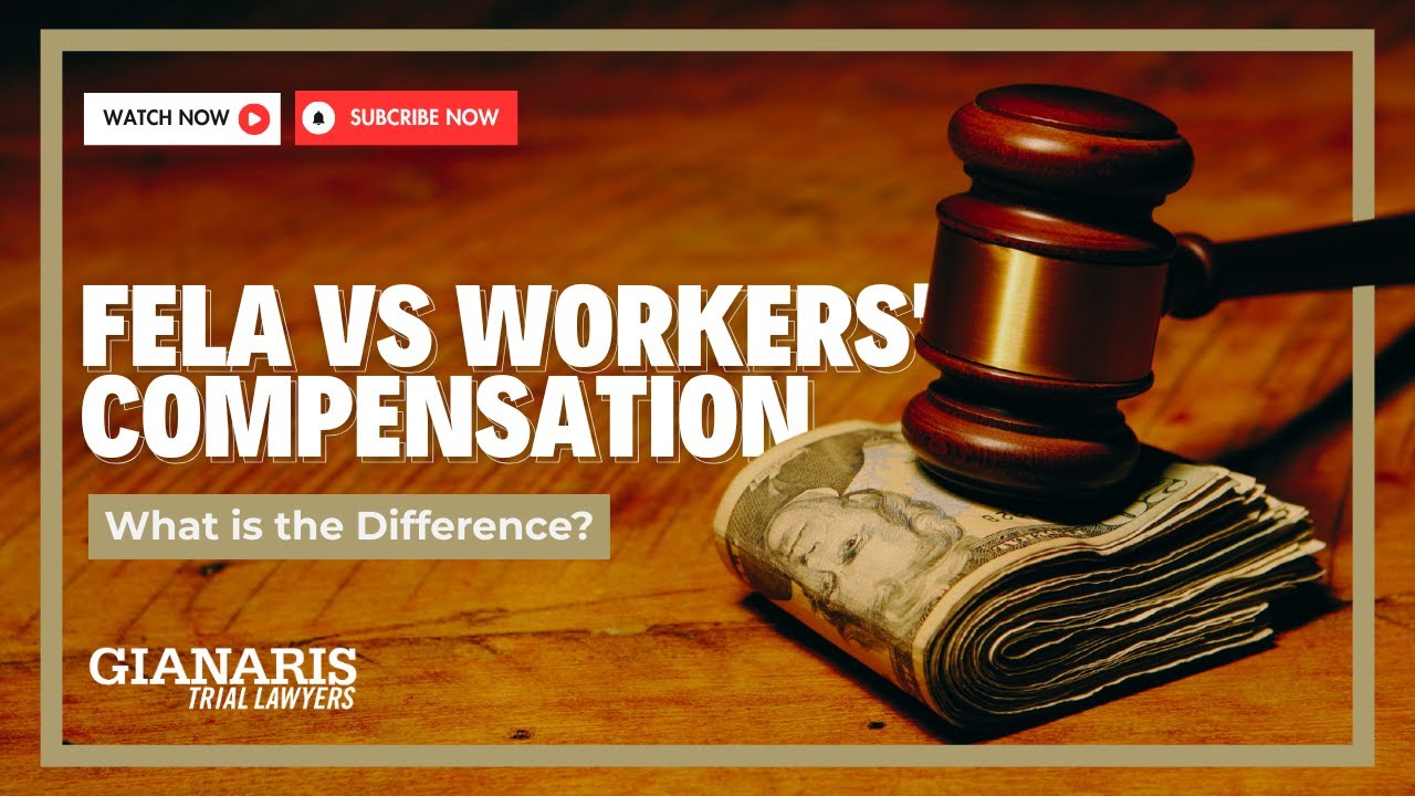FELA vs Workers Compensation What is the Difference Railroad Injury Lawyer Explains YouTube Thumbnail