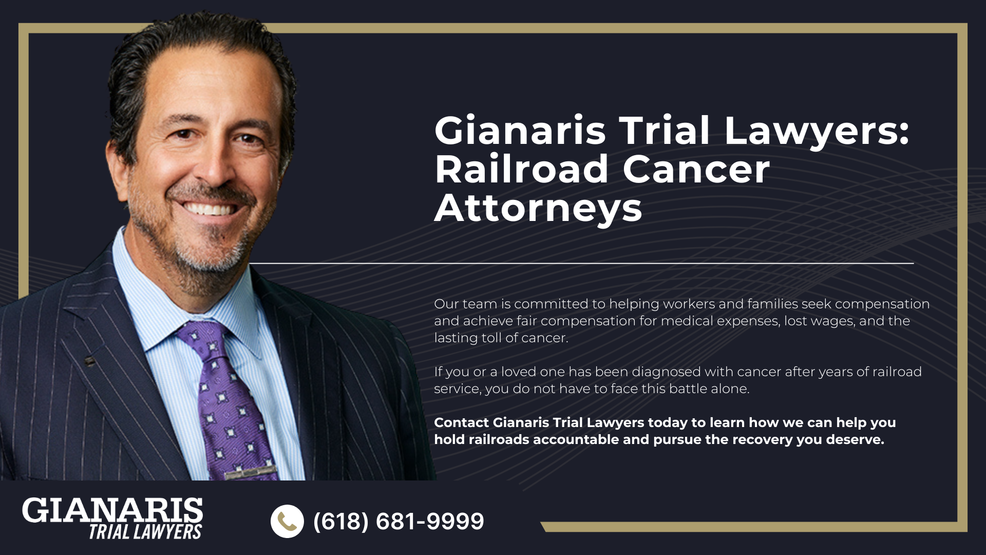 What Types of Cancer are Most Often Linked to Railroad Work; Toxic Substances Railroad Workers Are Exposed To; The Legal Rights of Railroad Workers Diagnosed with Cancer; The Legal Process for a FELA Cancer Lawsuit; Damages Potentially Available in Railroad Cancer Claims; Gianaris Trial Lawyers_ Railroad Cancer Attorneys