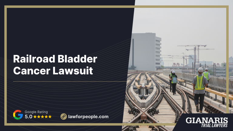 Railroad Bladder Cancer Lawsuit; How is Bladder Cancer Linked to the Railroad Industry; Railroad Jobs Linked to an Increased Risk of Toxic Exposure and Bladder Cancer; About Bladder Cancer; Symptoms and Complications of Bladder Cancer; Types of Bladder Cancer; Do You Qualify for a Railroad Workers Cancer Lawsuit; Gather Evidence for Your Bladder Cancer Lawsuit; Potential Damages in a Railroad Cancer Lawsuit; Gianaris Trial Lawyers_ Experienced Railroad Cancer Lawyers