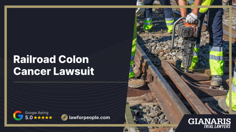 Railroad Colon Cancer Lawsuit; How is Colon Cancer Linked to the Railroad Industry; About Colon Cancer; Symptoms and Complications of Colon Cancer; Do You Qualify for a Railroad Colon Cancer Lawsuit; Evidence in Railroad Cancer Lawsuits; Recoverable Damages in a FELA Claim for Cancer Diagnosis; Gianaris Trial Lawyers_ Representing Railroad Workers Diagnosed with Cancer