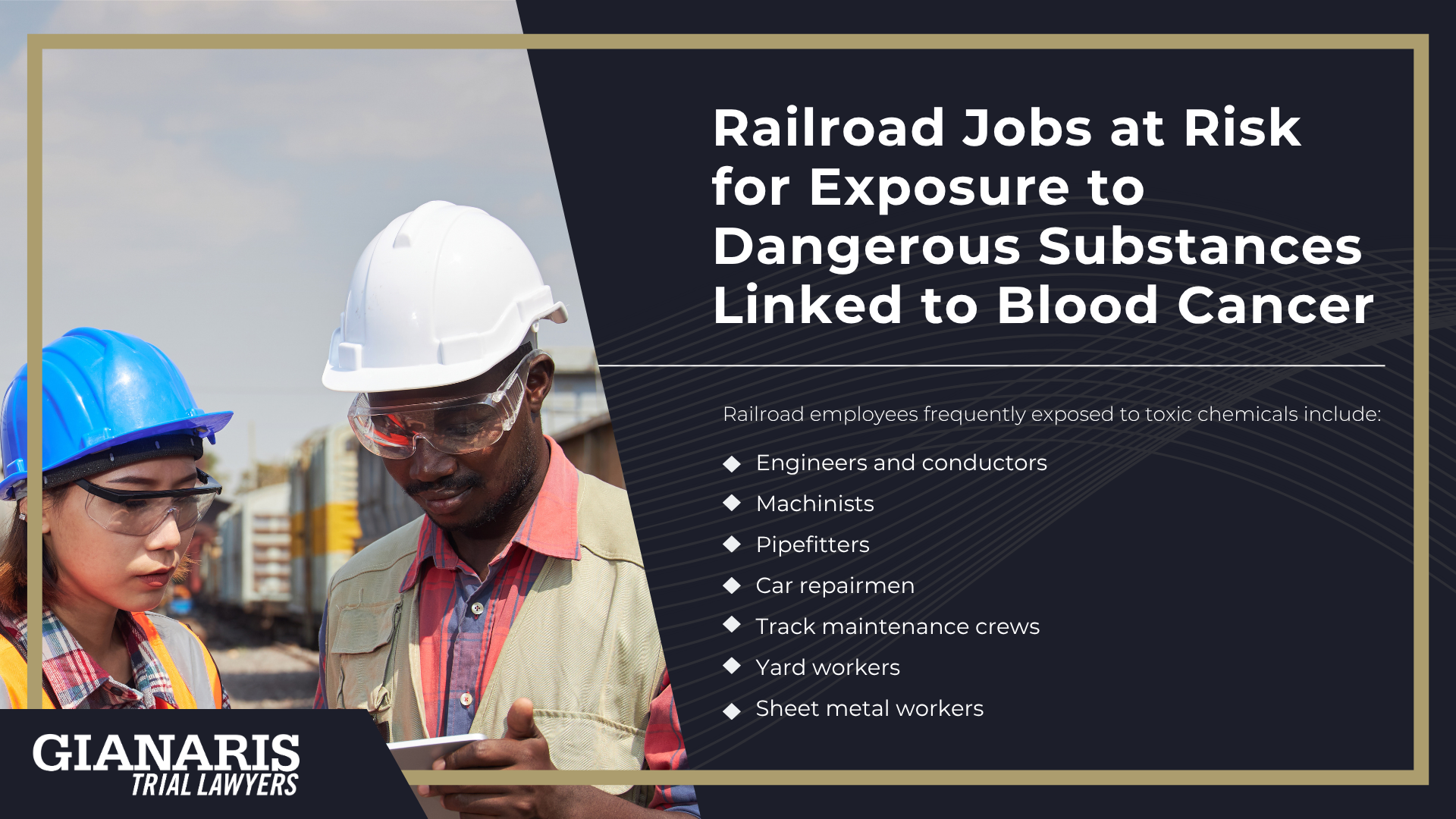 How is Blood Cancer Linked to the Railroad Industry; Railroad Jobs at Risk for Exposure to Dangerous Substances Linked to Blood Cancer