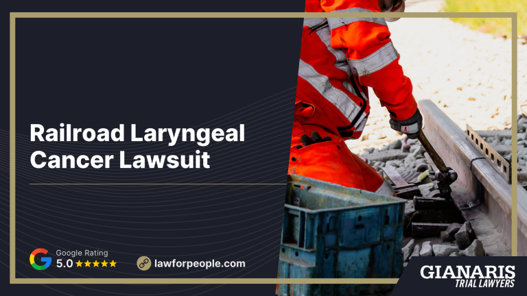 Railroad Laryngeal Cancer Lawsuit; How is Laryngeal Cancer Linked to the Railroad Industry; Toxic Chemicals in Railroad Work Linked to Laryngeal Cancer; What Railroad Jobs are at the Highest Risk of Laryngeal Cancer; About Laryngeal Cancer; Symptoms and Complications of Laryngeal Cancer; Do You Qualify for a Railroad Cancer Lawsuit; Evidence for Railroad Workers Cancer Lawsuits; Recoverable Damages in Railroad Cancer Lawsuit Claims; Gianaris Trial Lawyers_ Investigating Railroad Cancer Claims