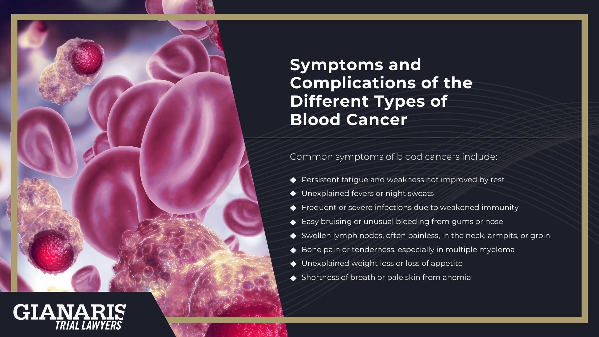 How is Blood Cancer Linked to the Railroad Industry; Railroad Jobs at Risk for Exposure to Dangerous Substances Linked to Blood Cancer; About Blood Cancer; Symptoms and Complications of the Different Types of Blood Cancer