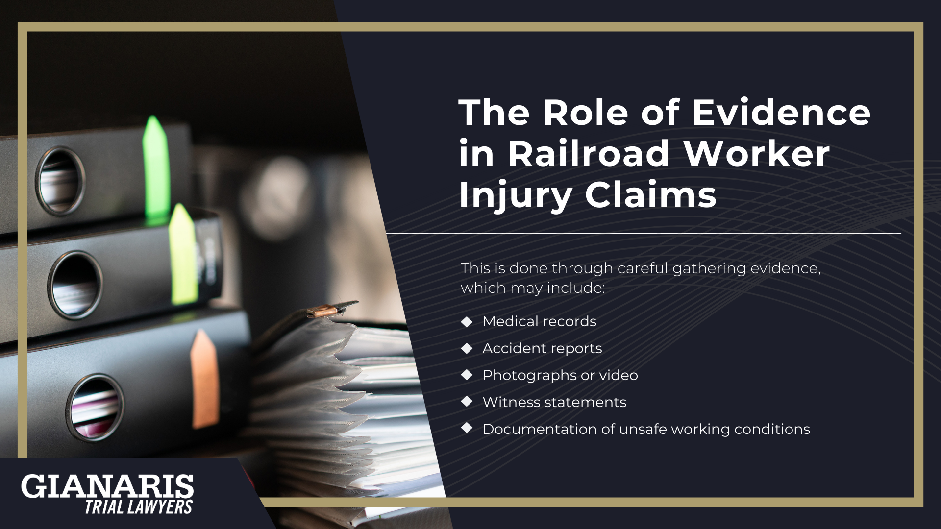 Average FELA Settlement Amounts_ Broken Down by Tier; How is FELA Compensation Determined?; The Role of Evidence in Railroad Worker Injury Claims