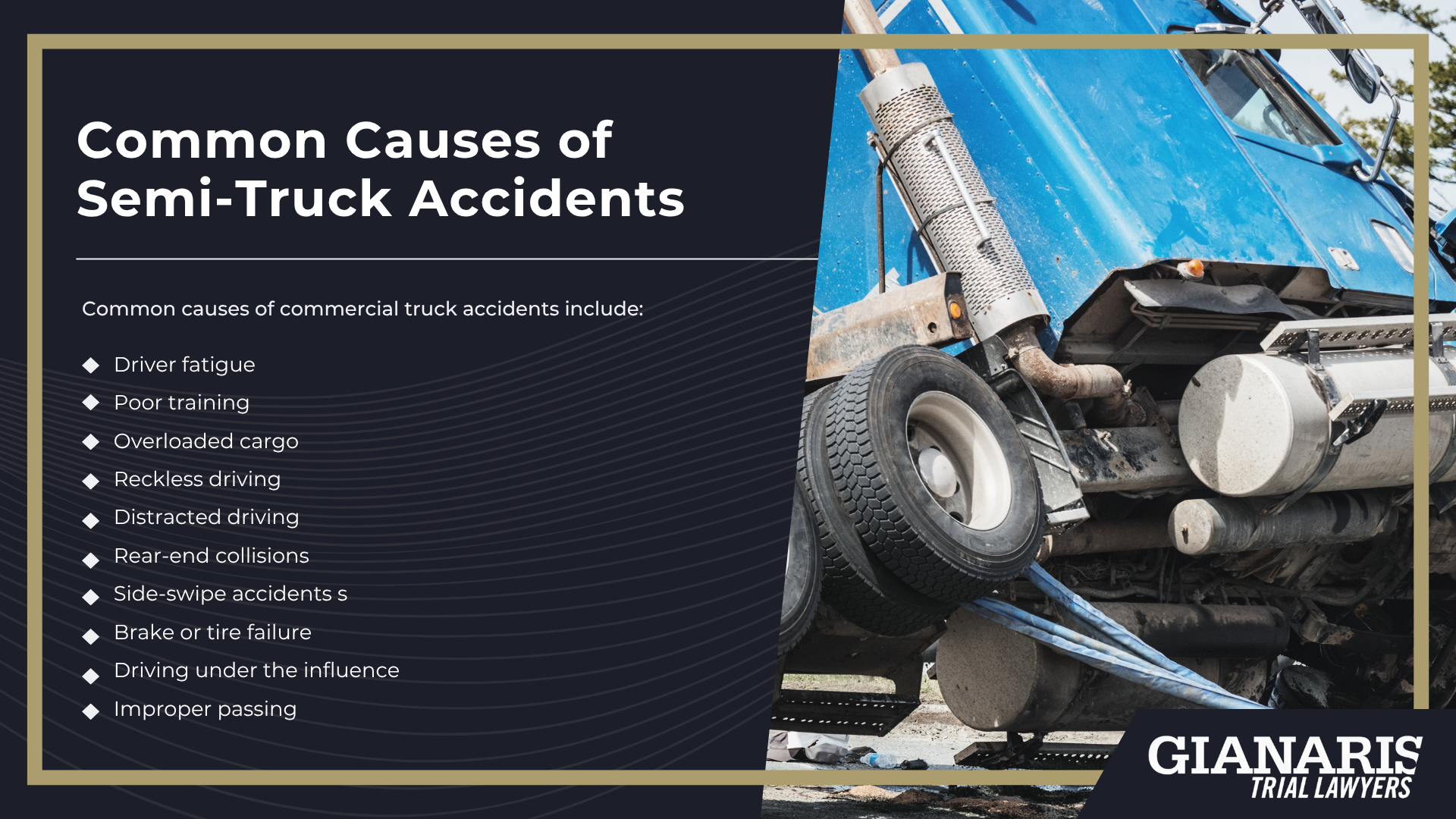 Meet Our Team of Experienced Alton Truck Accident Lawyers; The Legal Process for a Truck Accident Claim in The Legal Process for a Truck Accident Claim in Alton, IL, IL; Common Causes of Semi-Truck Accidents