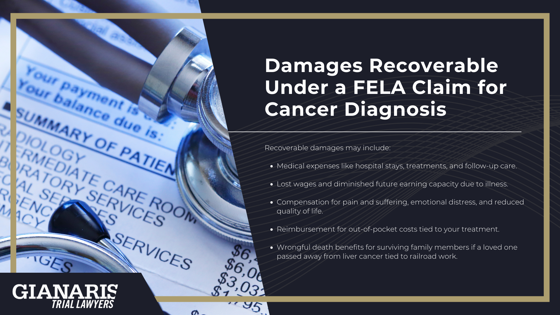 How Is Liver Cancer Linked to the Railroad Industry; What Is Liver Cancer; Symptoms and Complications of the Different Types of Liver Cancer; Do You Qualify For A Railroad Liver Cancer Lawsuit; Gathering Evidence for a Railroad Workers Cancer Lawsuit; Damages Recoverable Under a FELA Claim for Cancer Diagnosis
