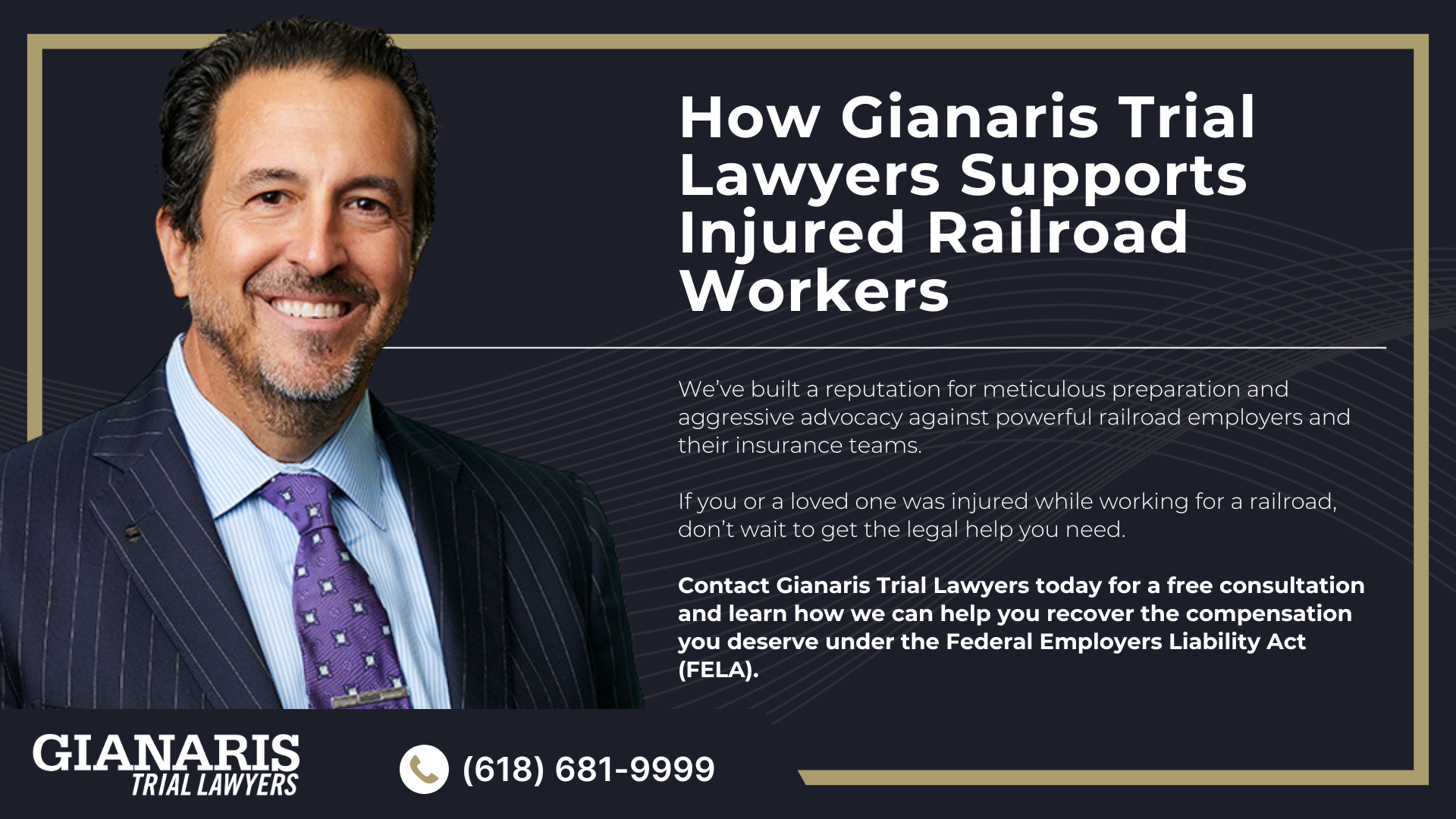 Step 1_ Reporting the Injury and Getting Medical Care; Step 2_ Hiring a FELA Lawyer and Case Evaluation; Step 3_ Investigation and Evidence Collection; Step 4_ Filing the FELA Lawsuit; Step 1_ Reporting the Injury and Getting Medical Care; Step 2_ Hiring a FELA Lawyer and Case Evaluation; Step 3_ Investigation and Evidence Collection; Step 4_ Filing the FELA Lawsuit; Step 5_ Discovery and Pre-Trial Proceedings; Step 6: Settlement Negotiations or Trial; Step 7_ Post-Trial and Appeals Process; How Gianaris Trial Lawyers Supports Injured Railroad Workers
